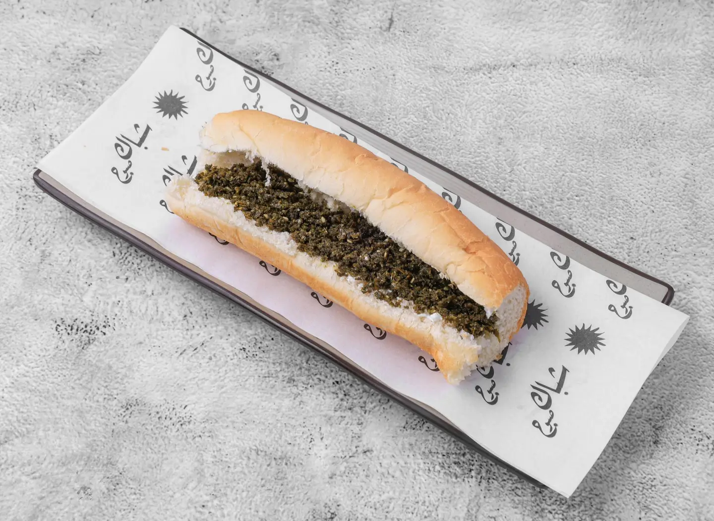 ساندوتش لبنة وزعتر