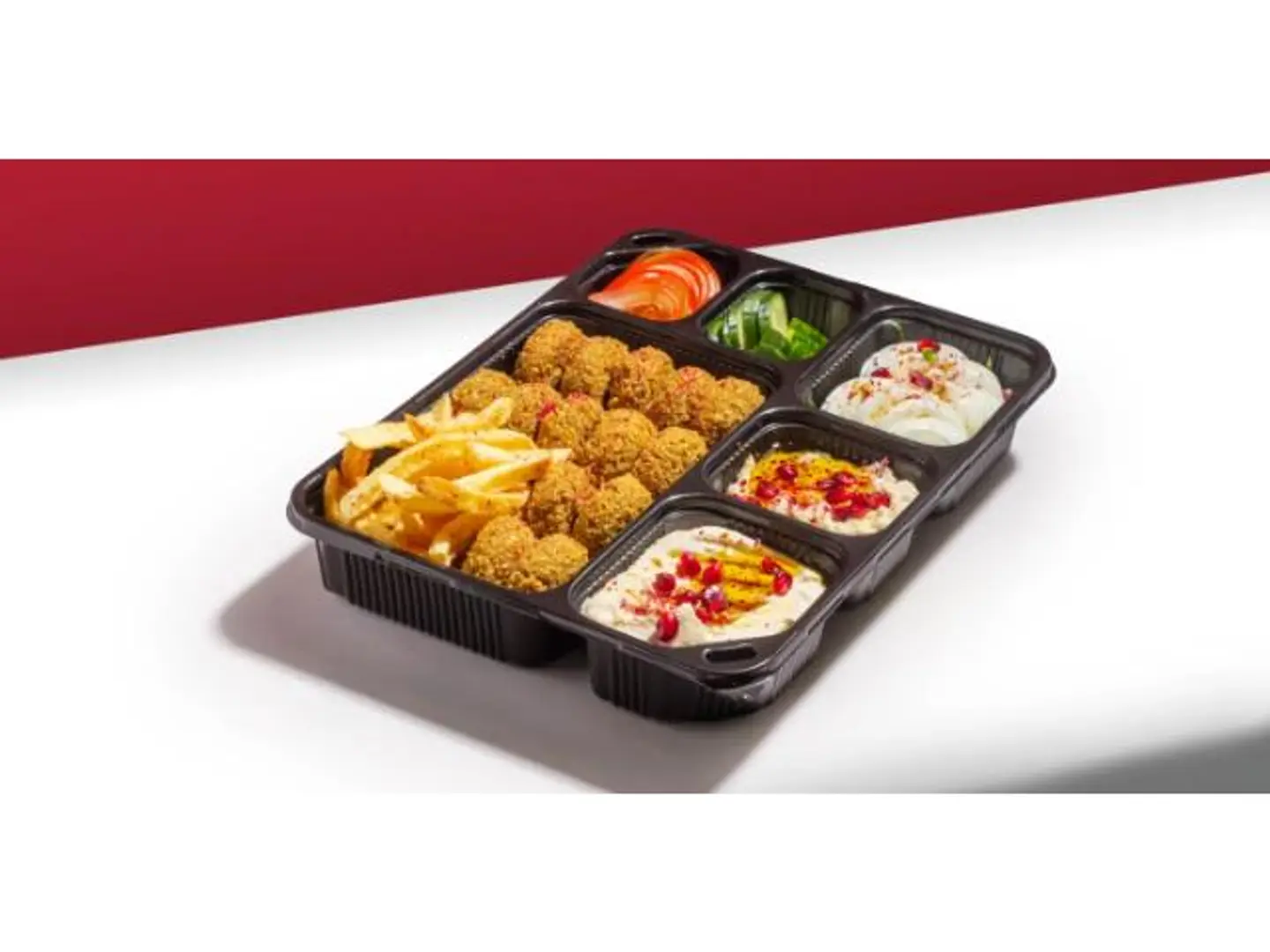 صحن فلافل عربي