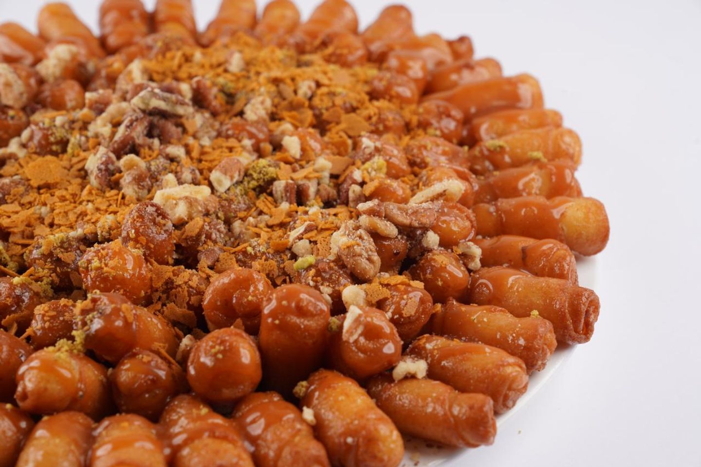 Croissant With Sauce And Nuts
