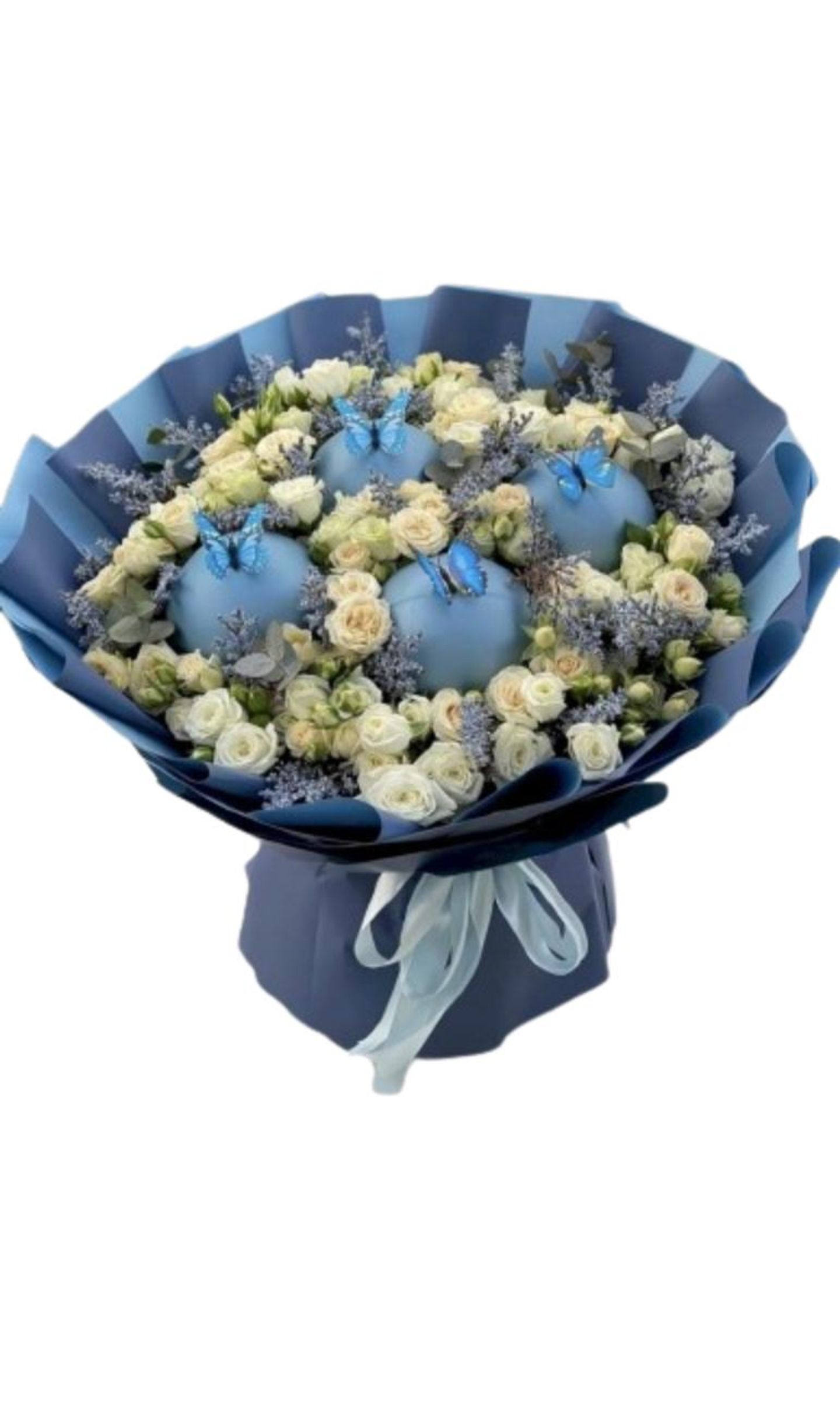 Blue Butterfly Bouquets