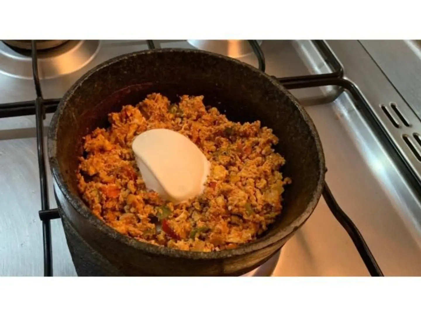 شكشوكة عدني مع الجبن