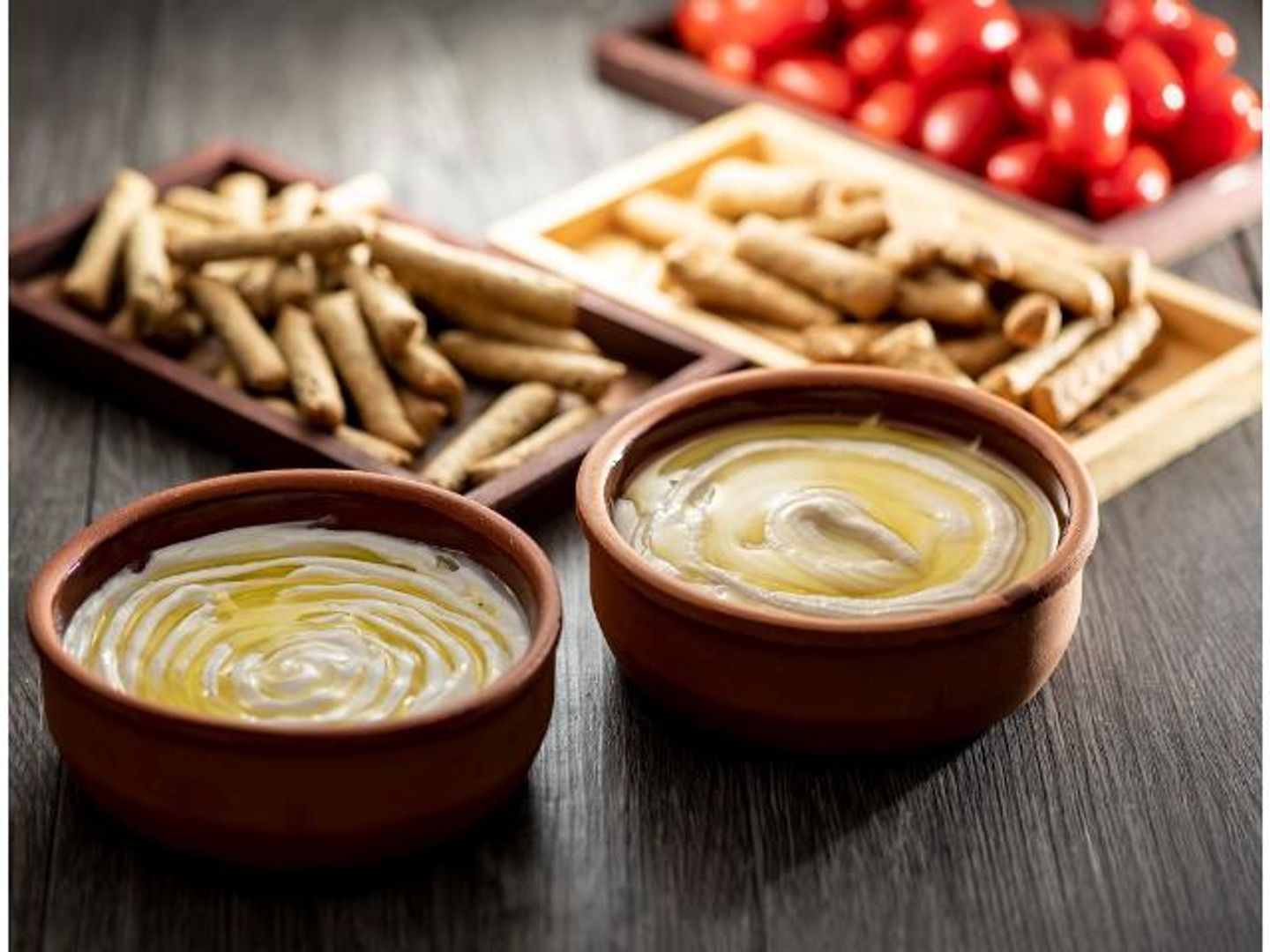 Hummus Plate With Saj Bread