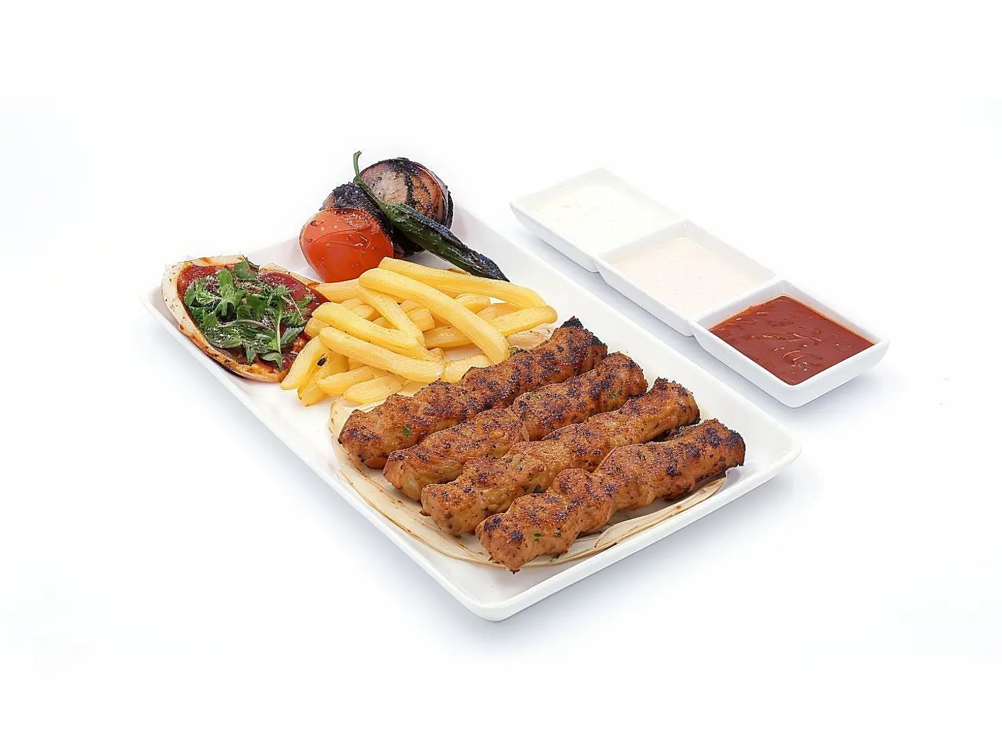 Chicken Kebab For One Person