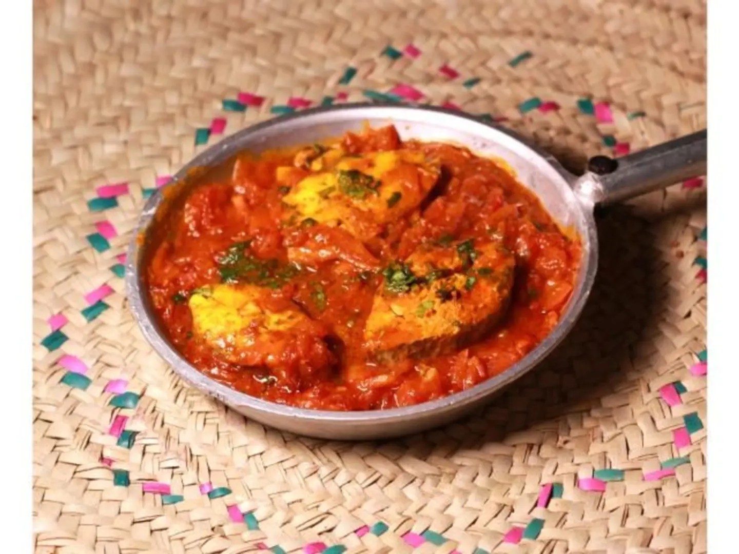 Fish Edam With Red Sauce