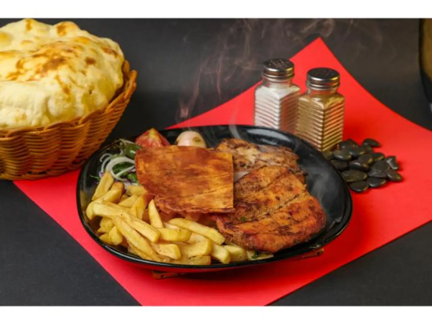 مسحب دجاج على الفحم