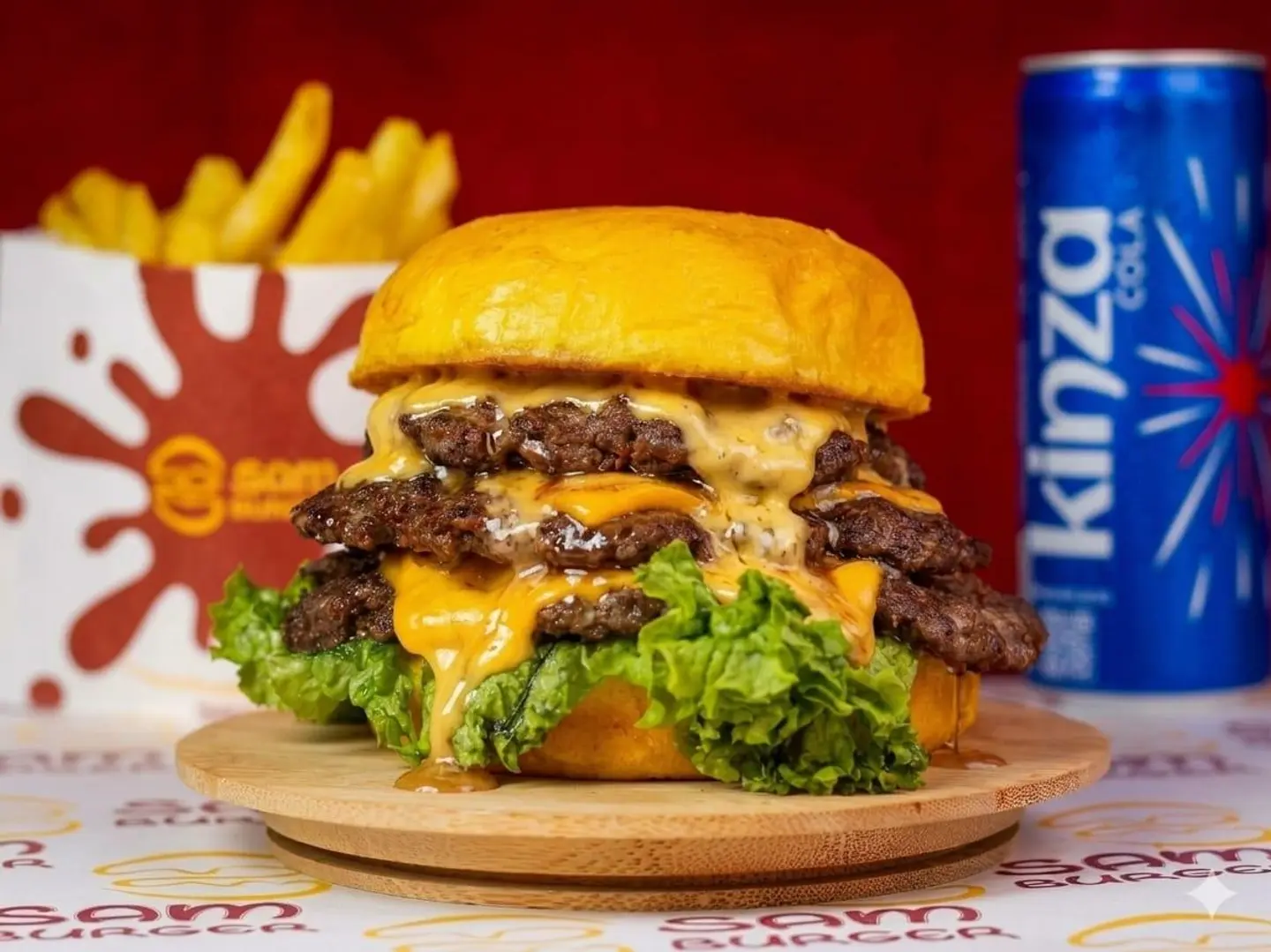 Triple Smash Burger Meal