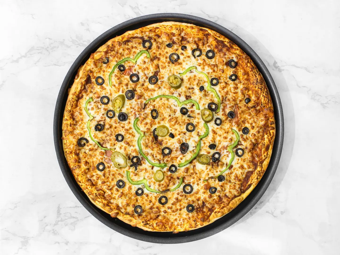 بيتزا خضار دجاج