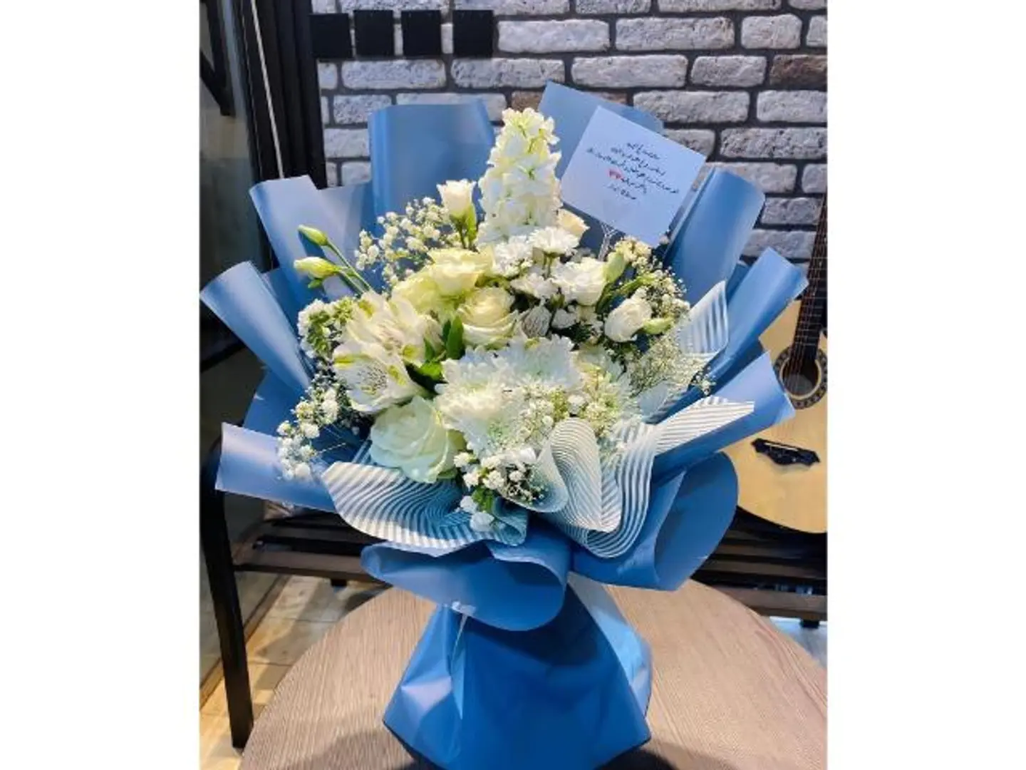 Congratulations On Your New Baby Boy Bouquet