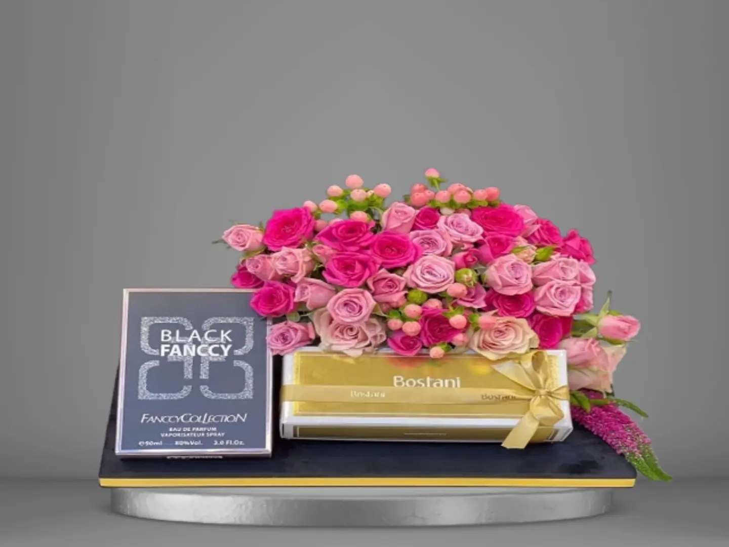 Gold And Flowers