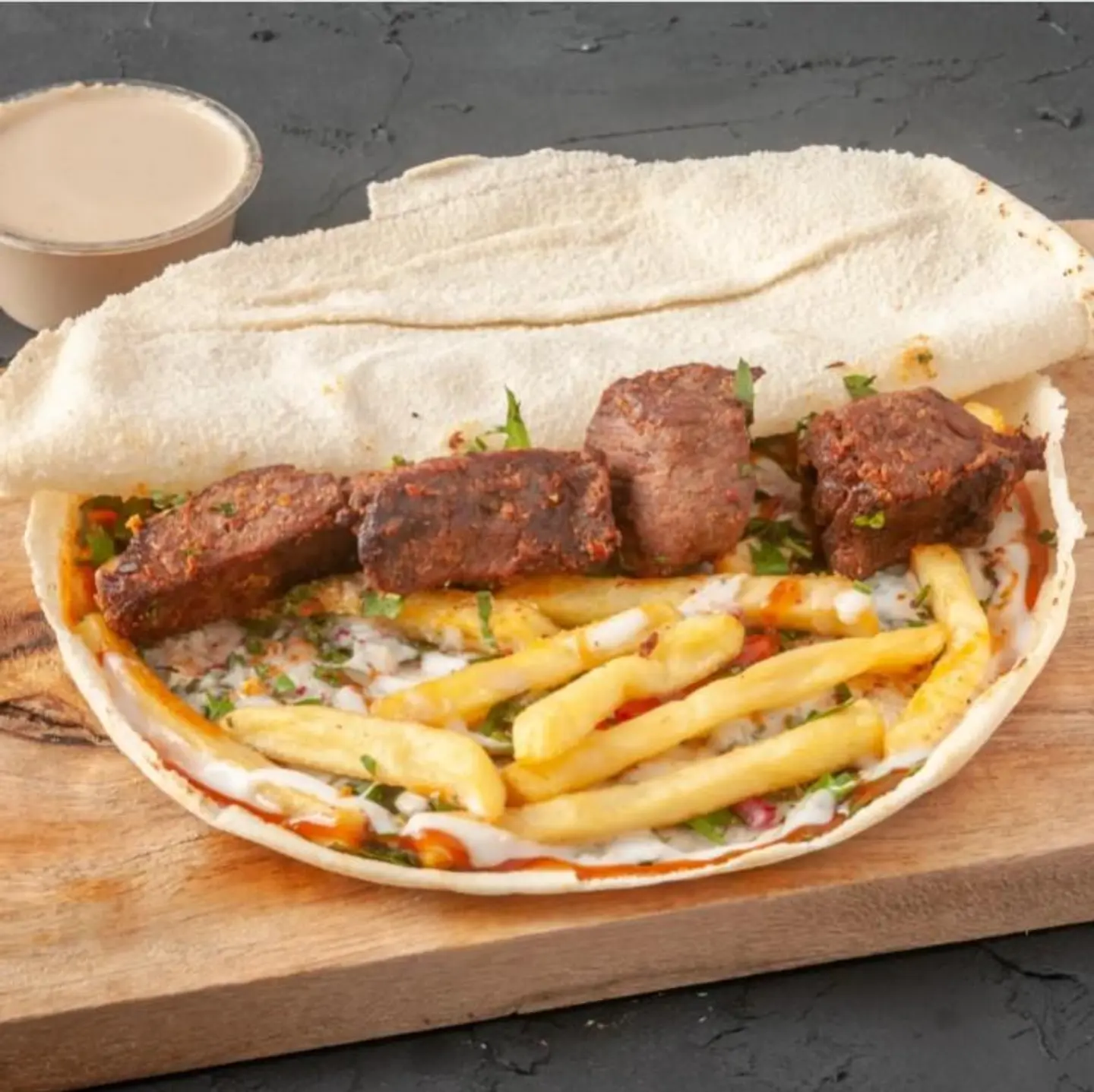 ساندوتش اوصال لحم