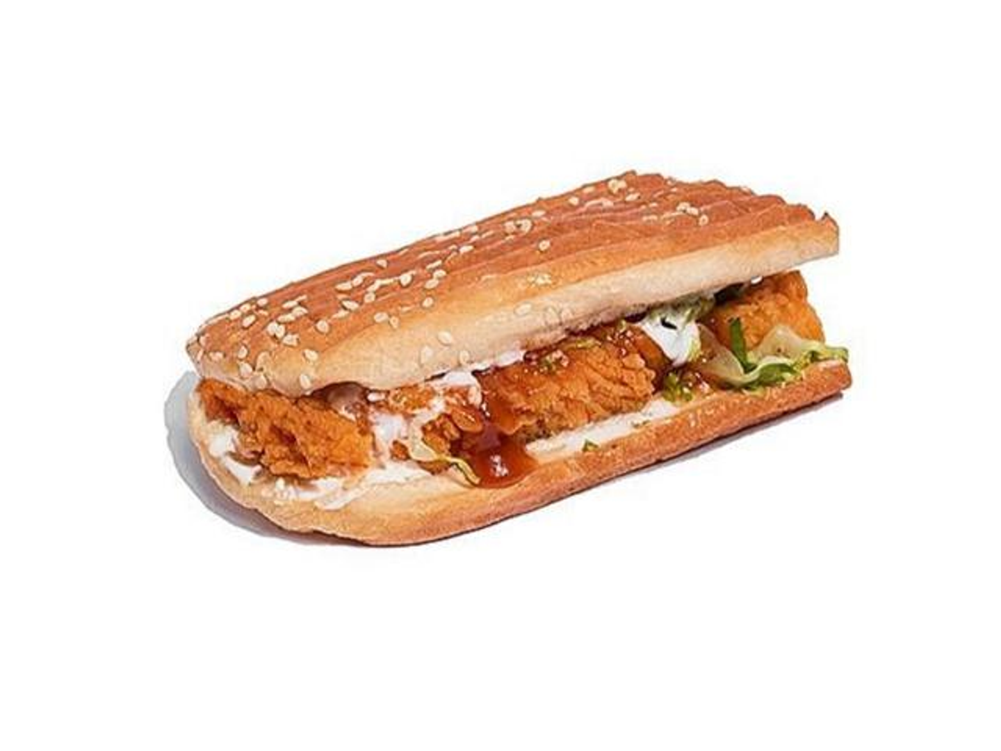 Half Jumbo Sandwich Spicy