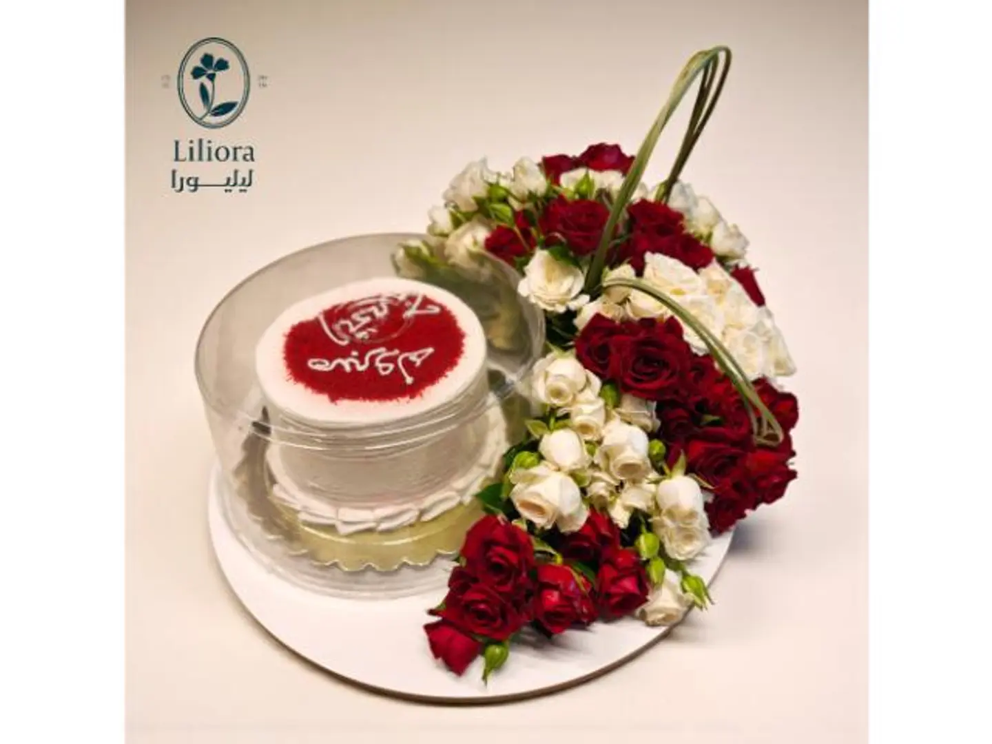 باقة ورد كيك اند روزز