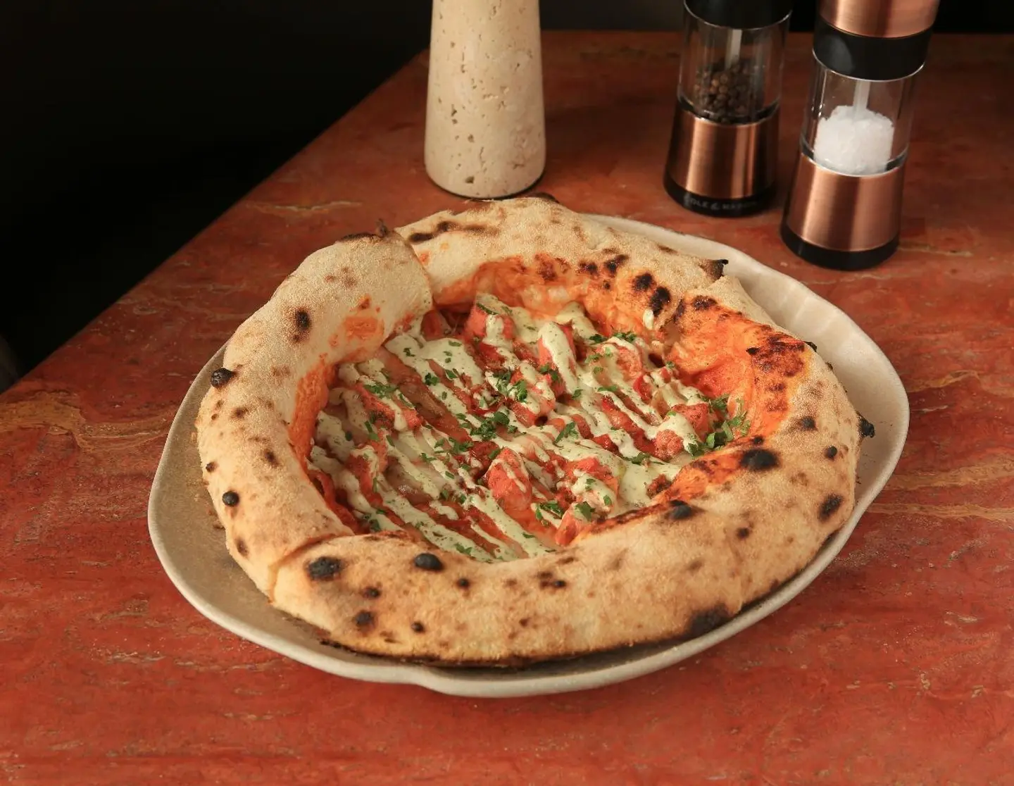 Butter Chicken Pizza
