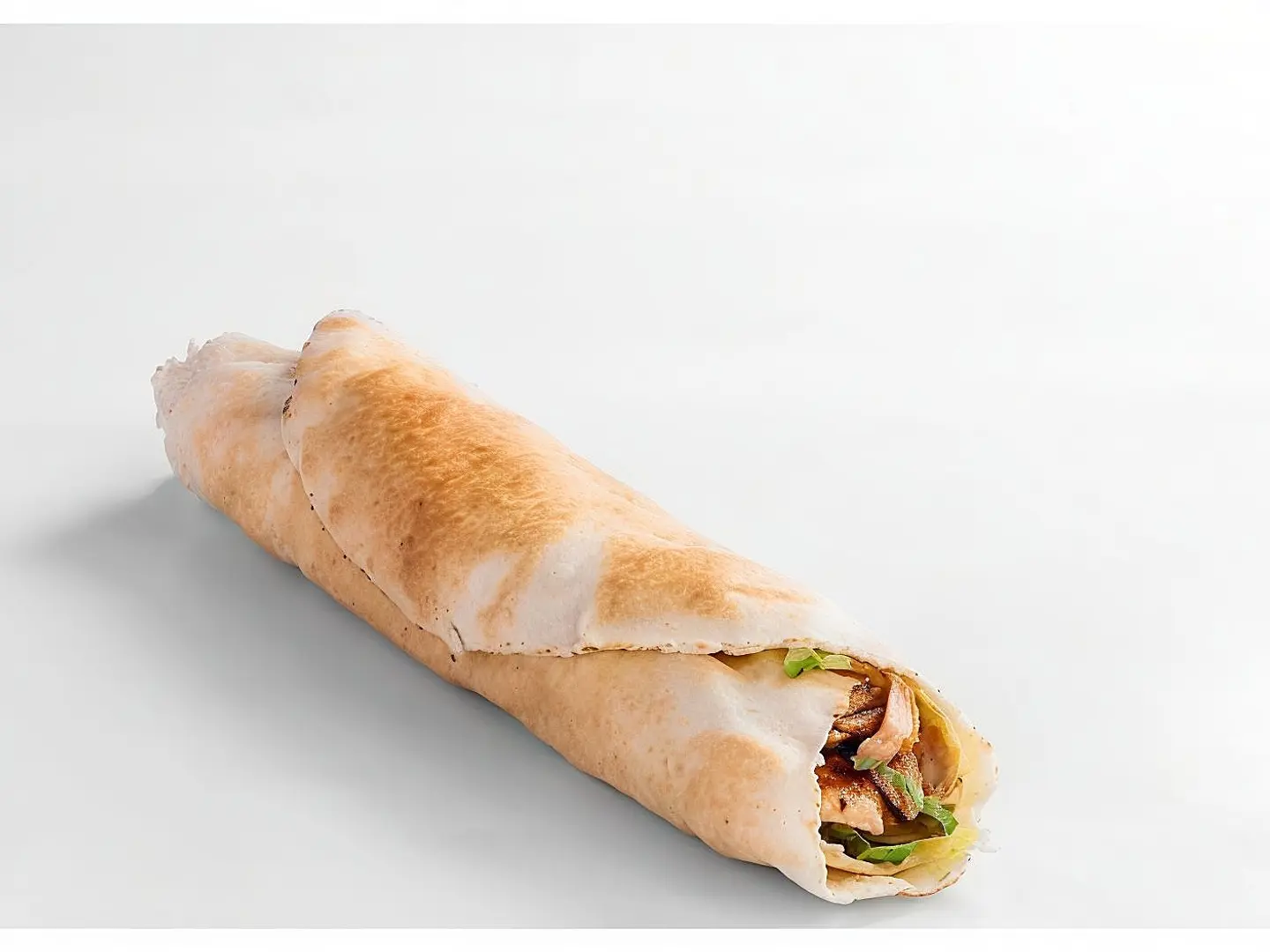 شاورما خبز شامي