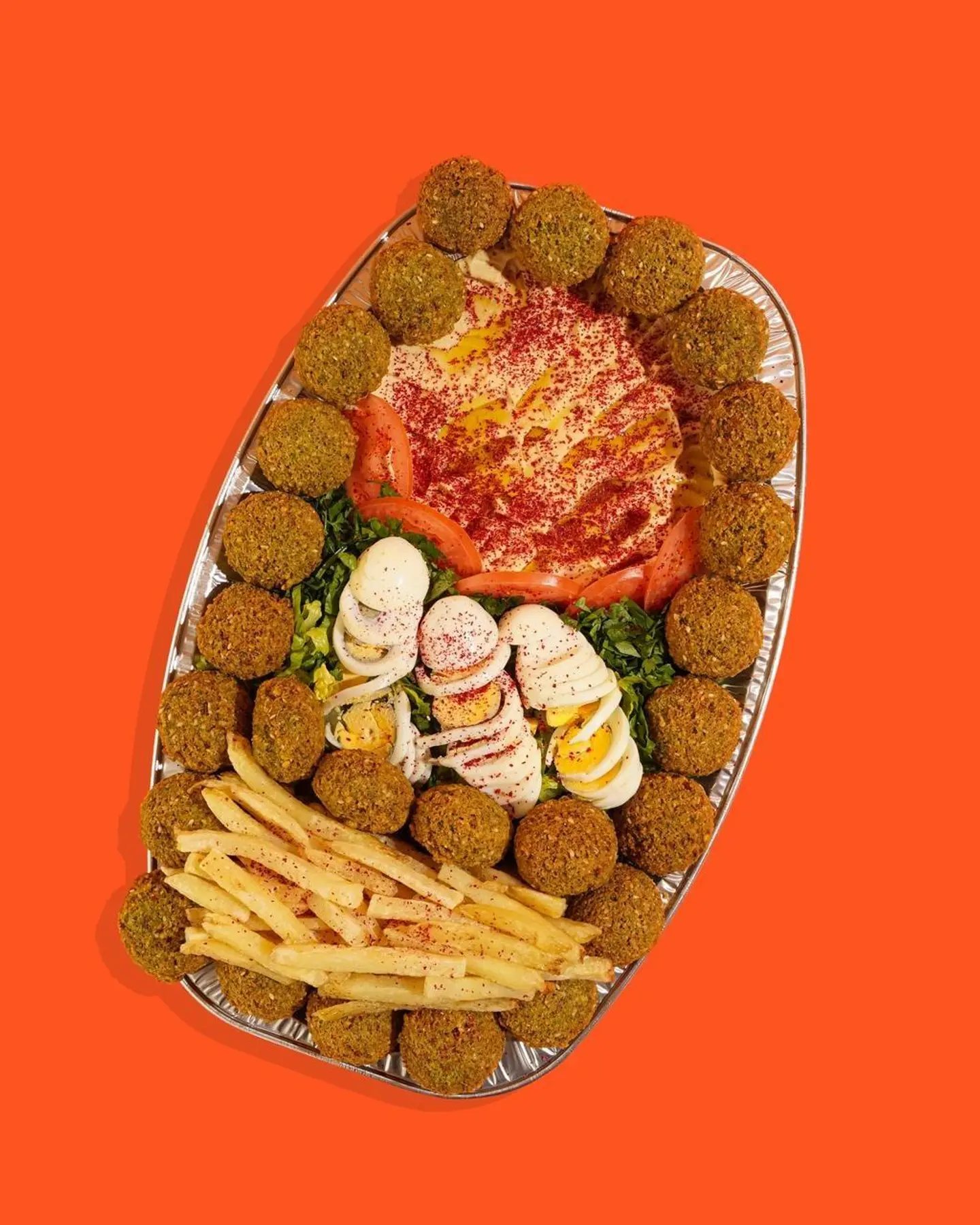 صحن فلافل كبير