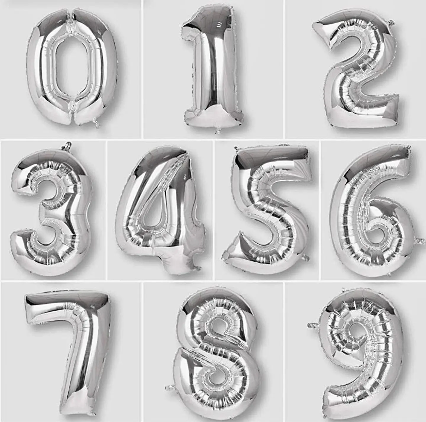 بالون ارقام هيليوم