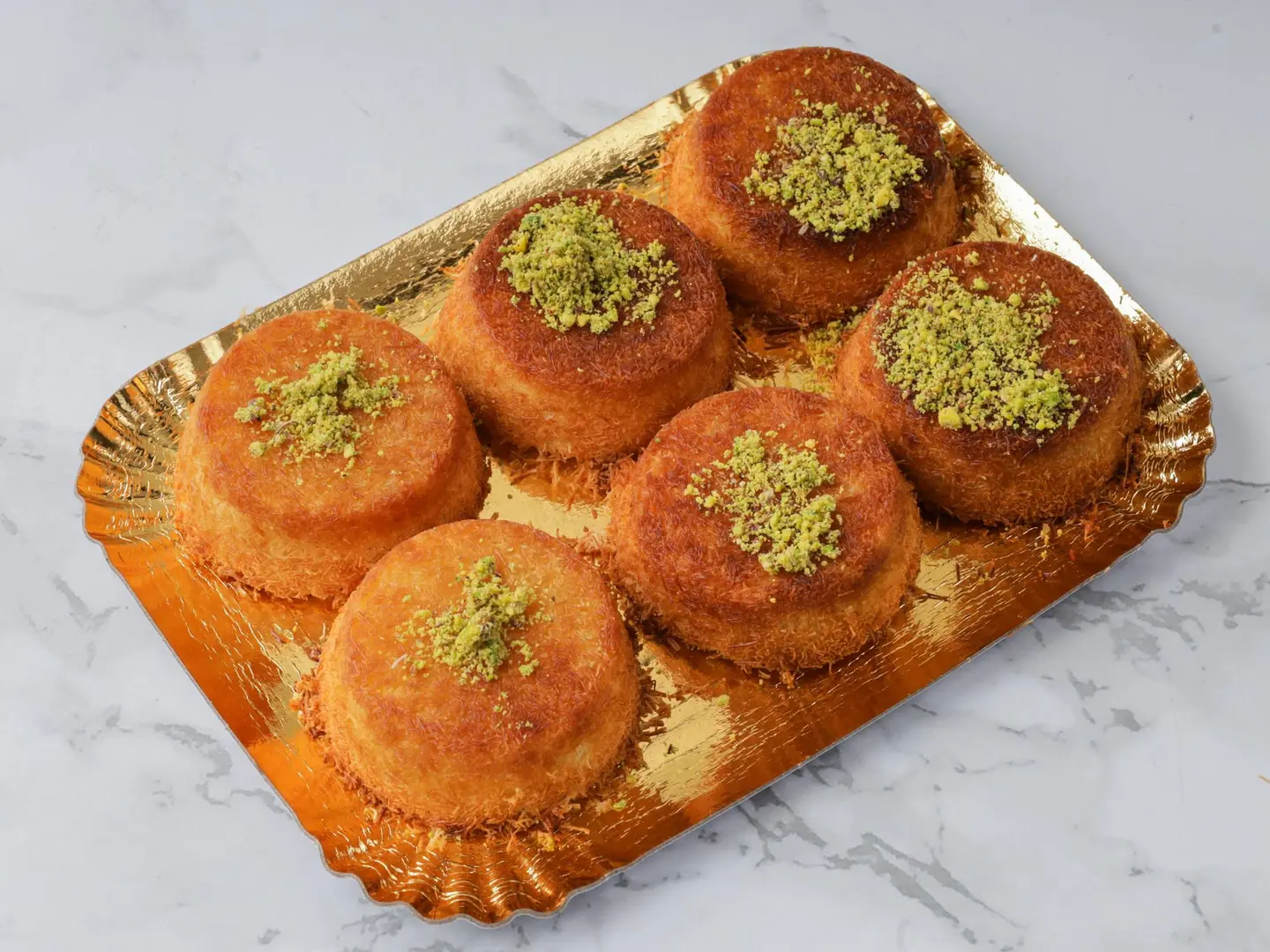 كنافة ميني كب قشطة 6 حبات