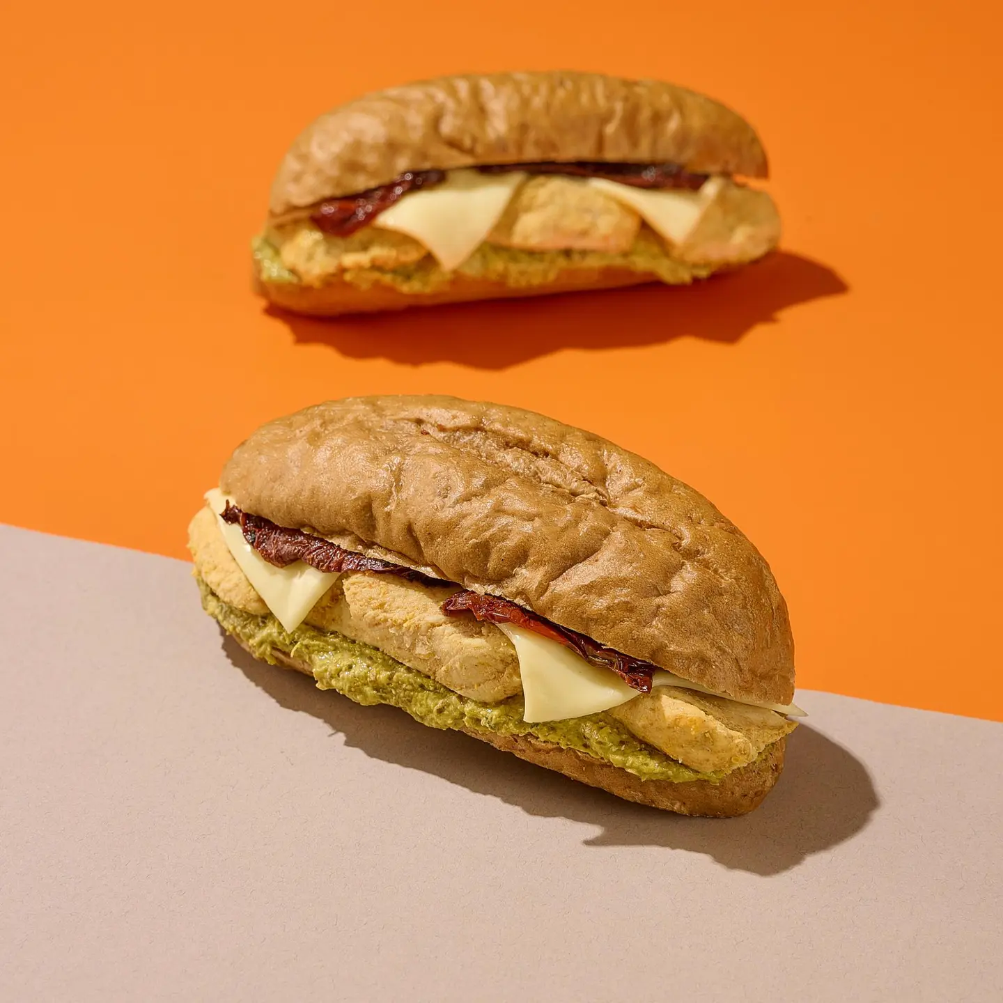 Mini Chicken Pesto Sandwich