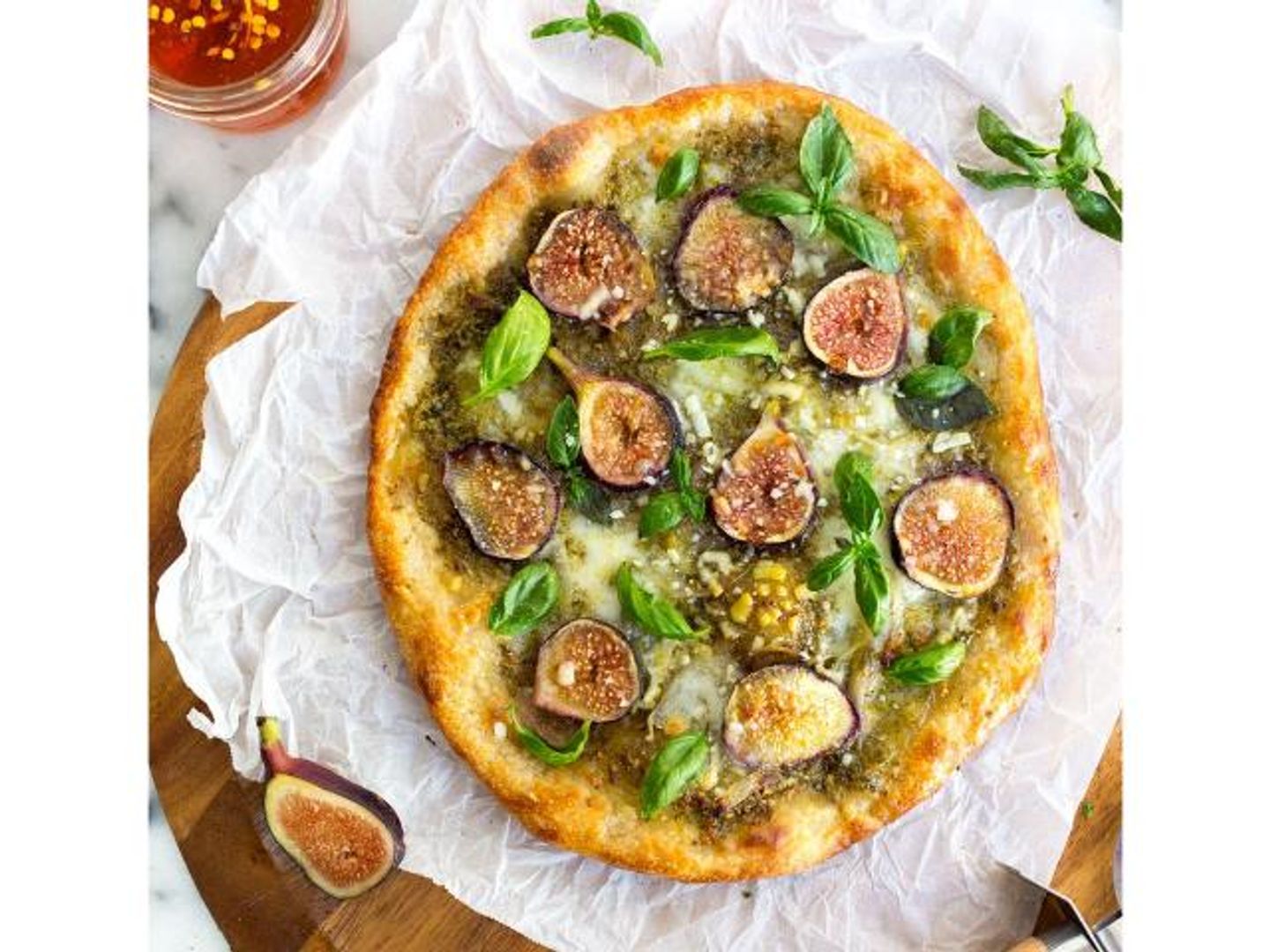 Chicken Pesto Pizza