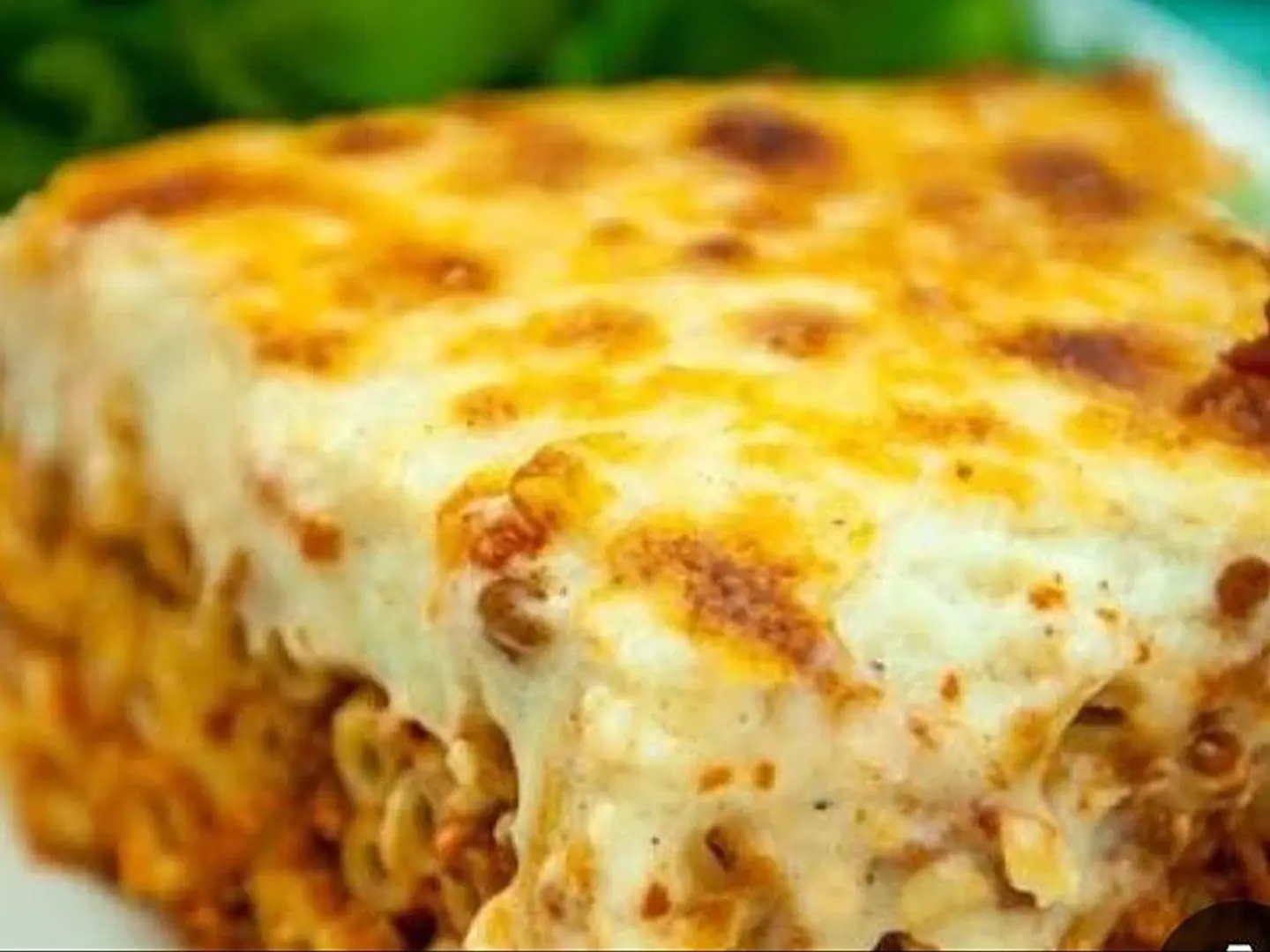 صحن مكرونه بشاميل