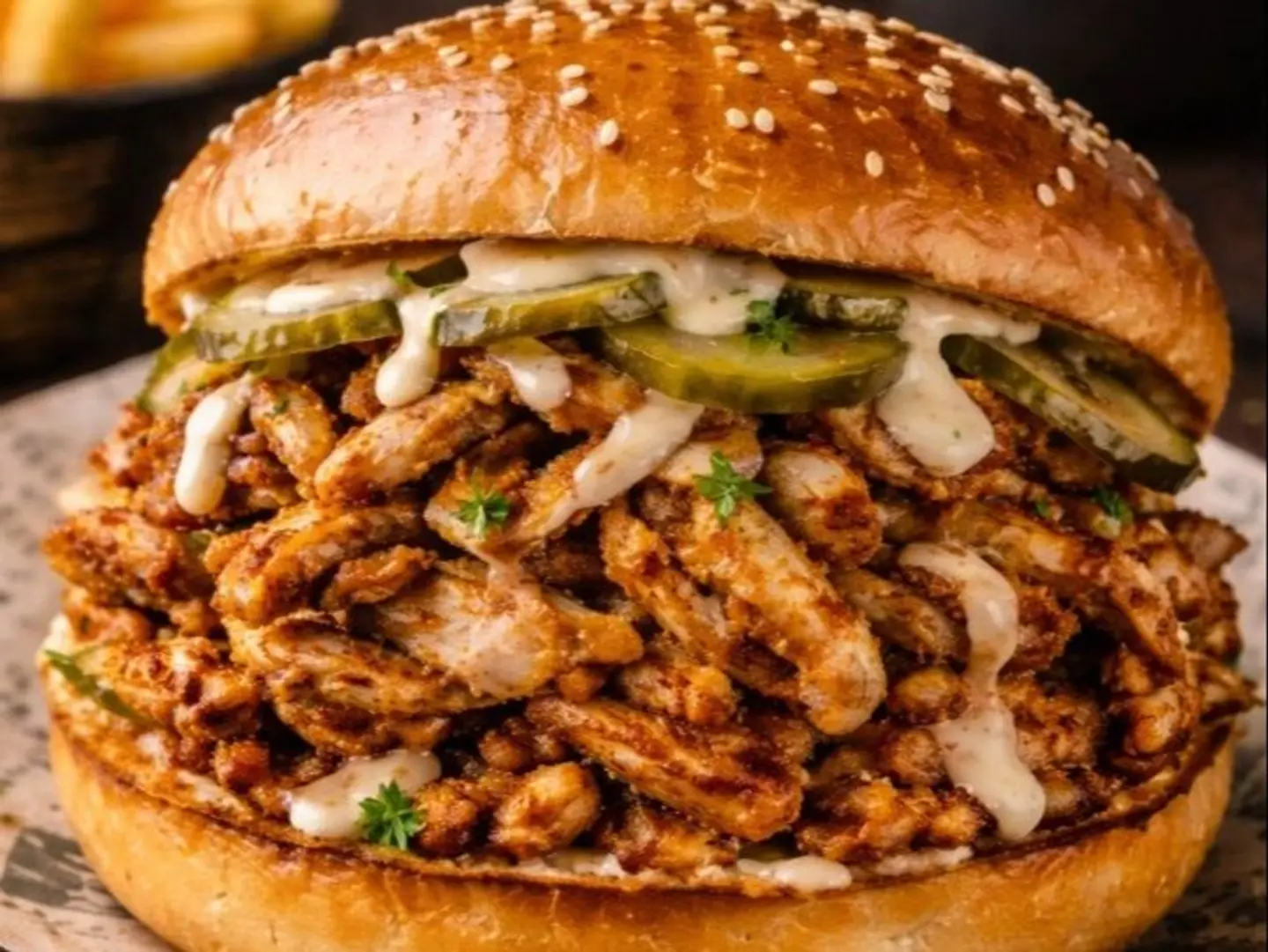 برجر شاورما صاج دجاج نور