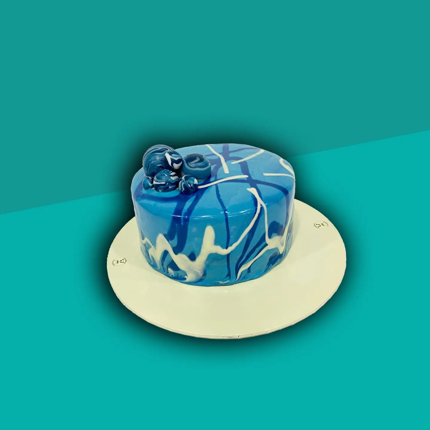 Marble Cake Blue