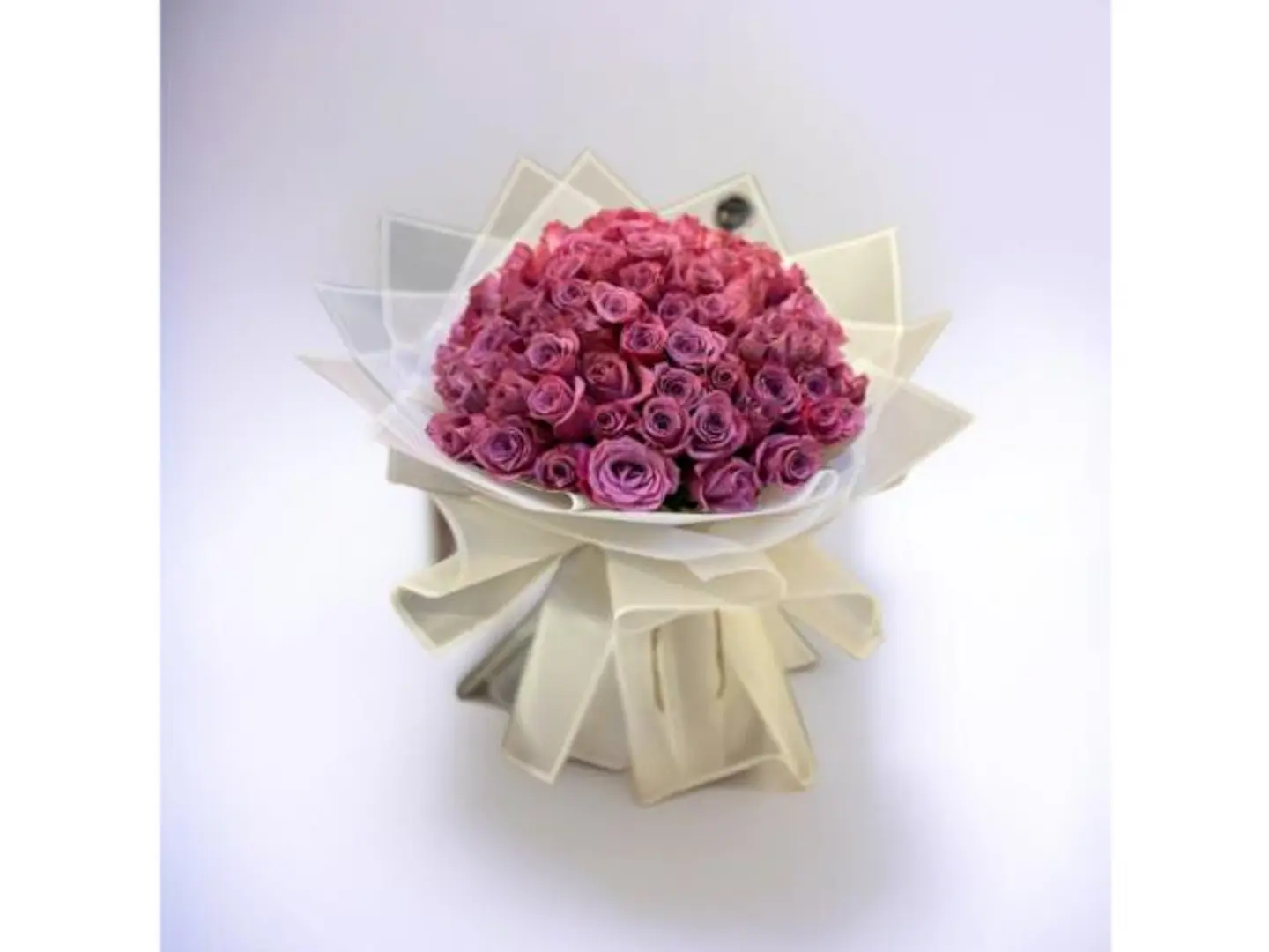 باقة ورد جوري بنفسجي أنيق
