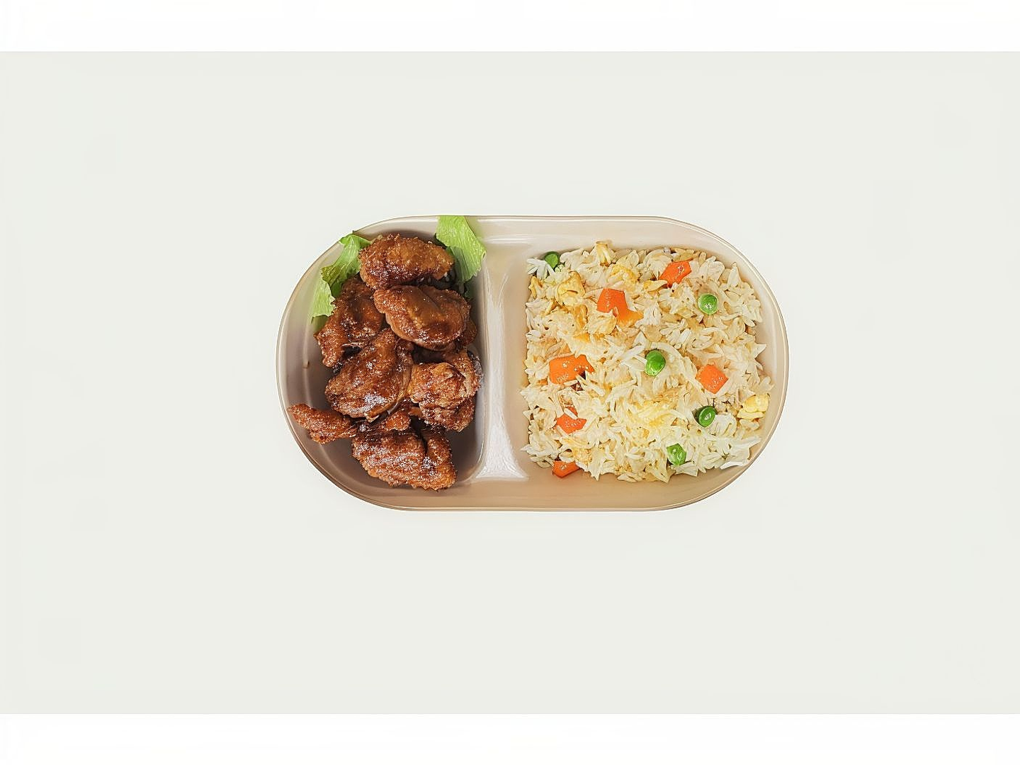 Fried Chicken With Fried Rice