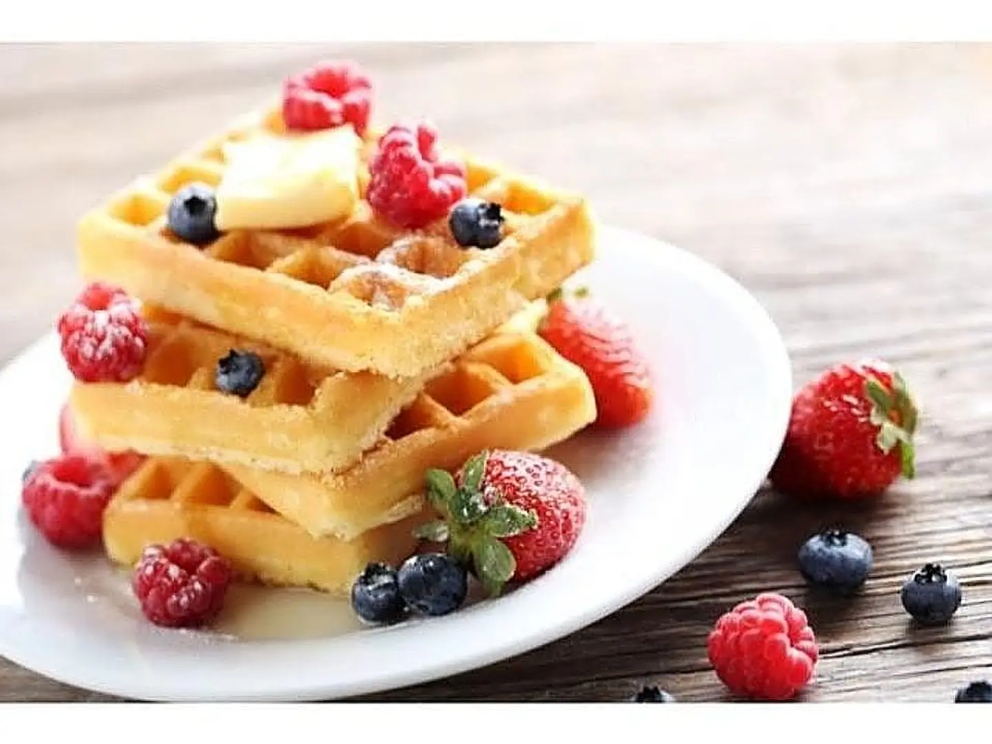 Mixed Fruit Waffle