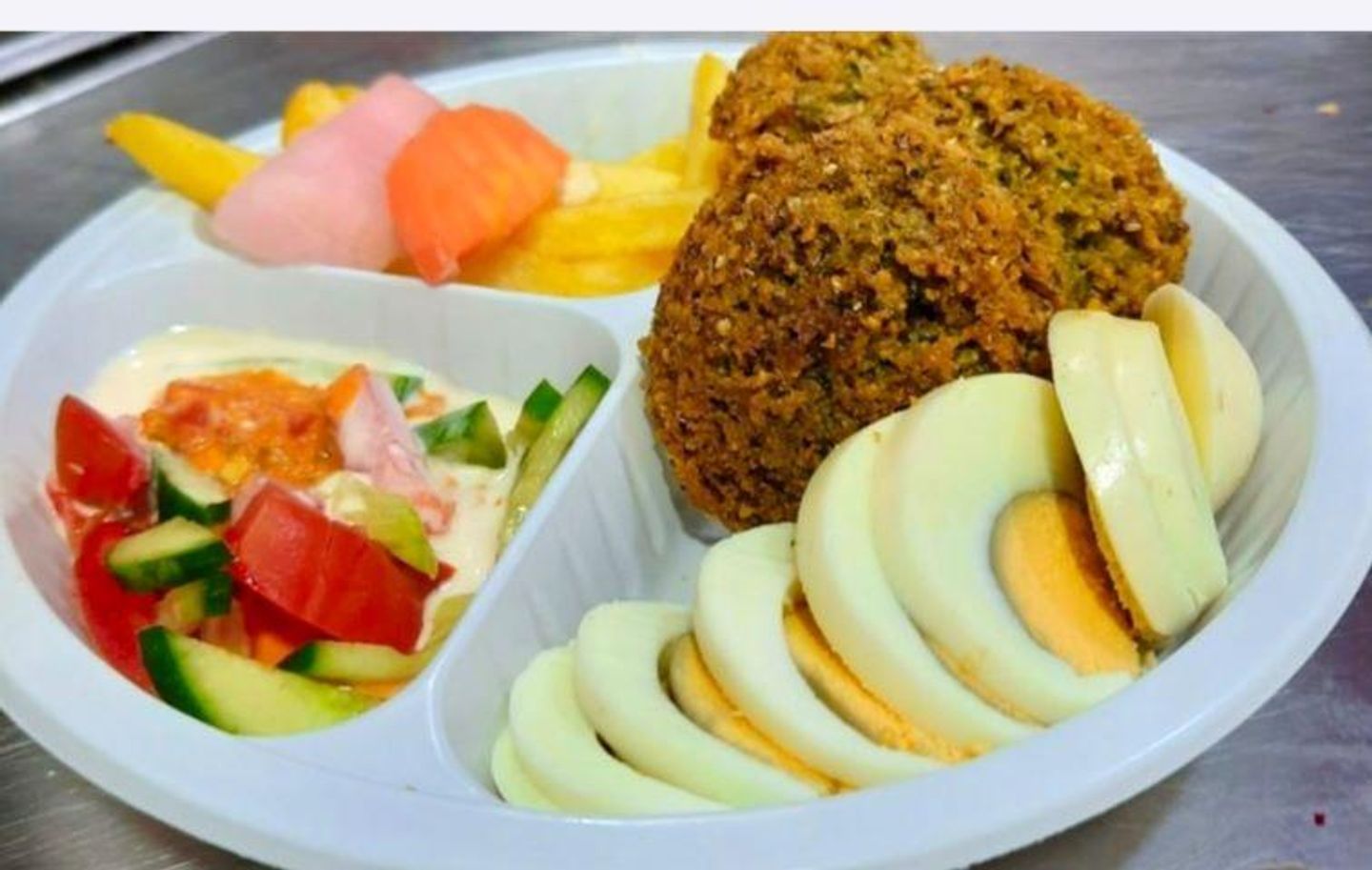 طبق فطور فرد واحد