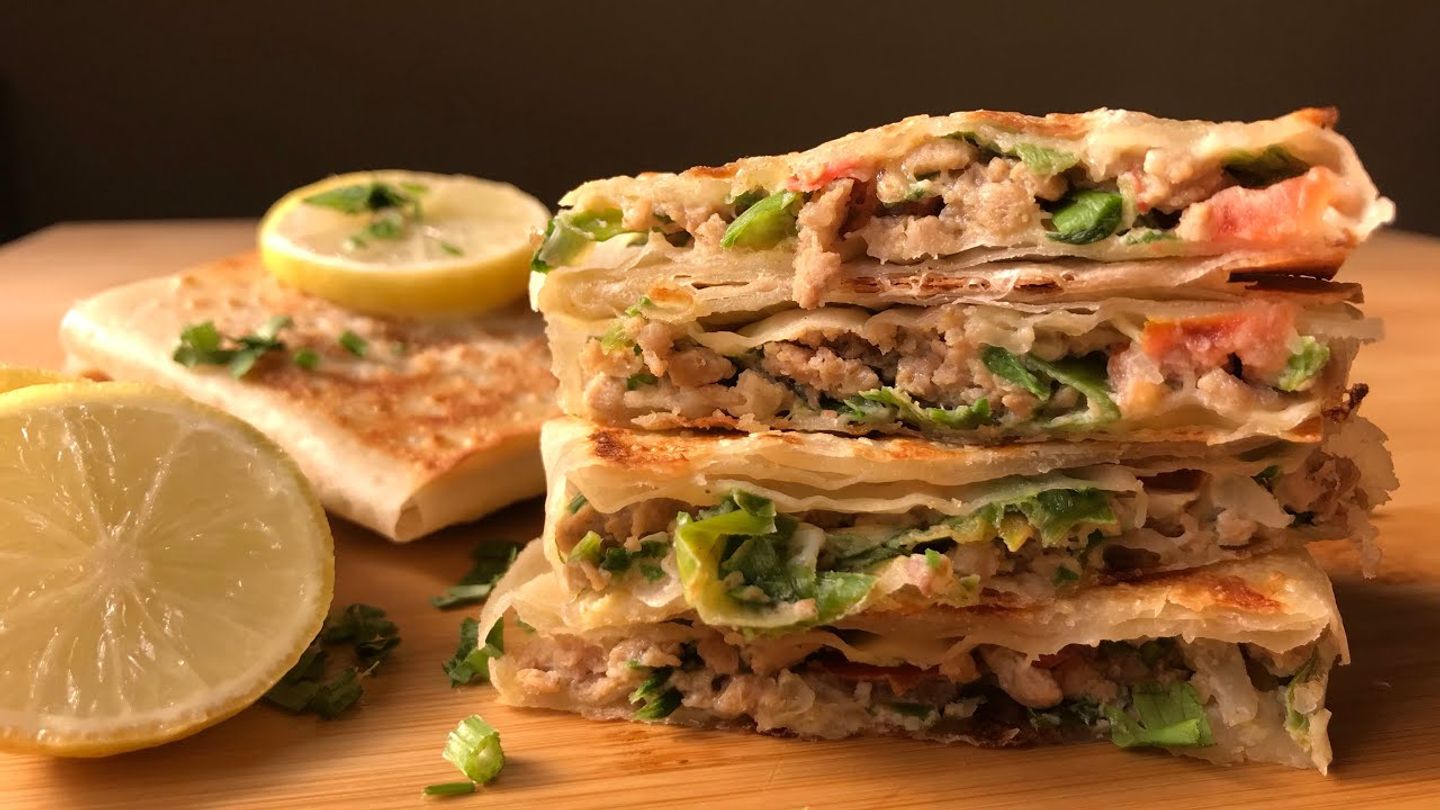 Salty Mutabbak , Liquid Cheese