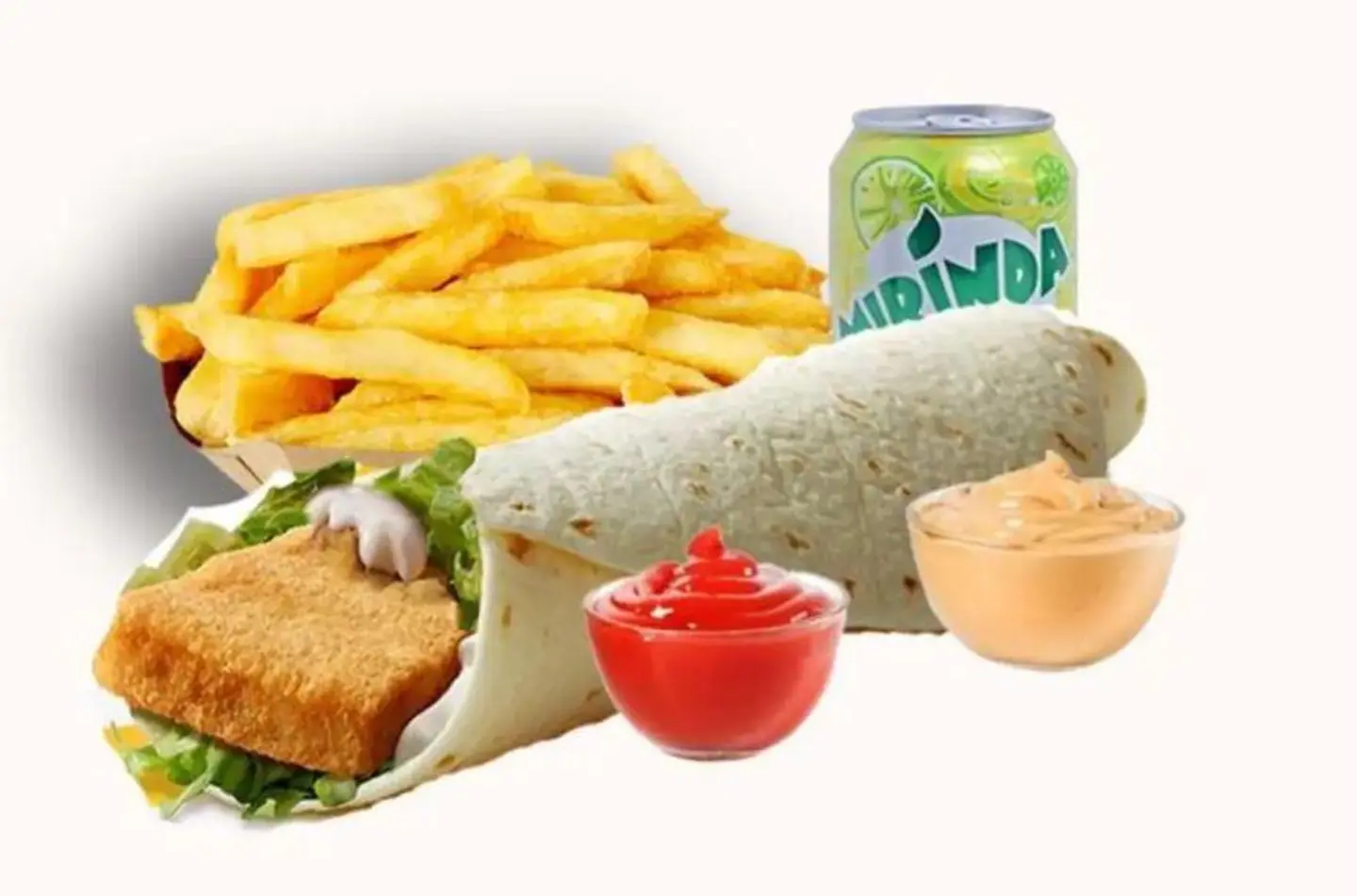 وجبة تورتيلا سمك