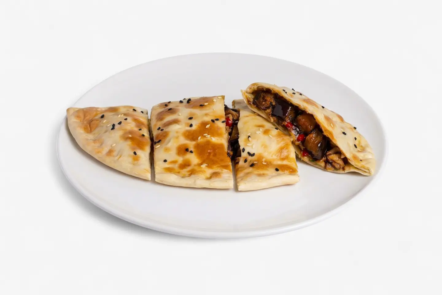 Eggplant Fatteh Pie