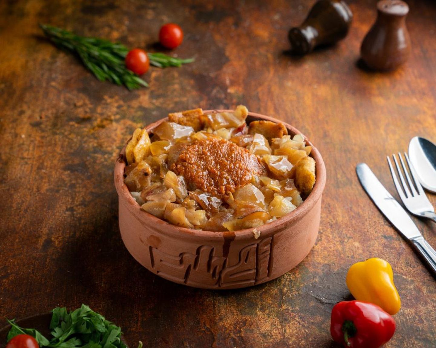 طاجن كوارع  ورق عنب