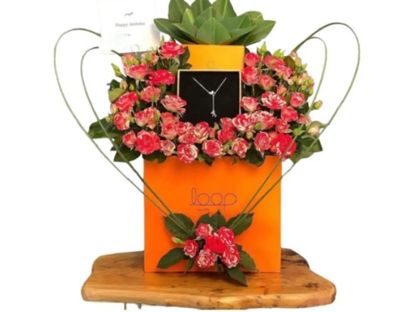 Brand Necklace With Baby Roses