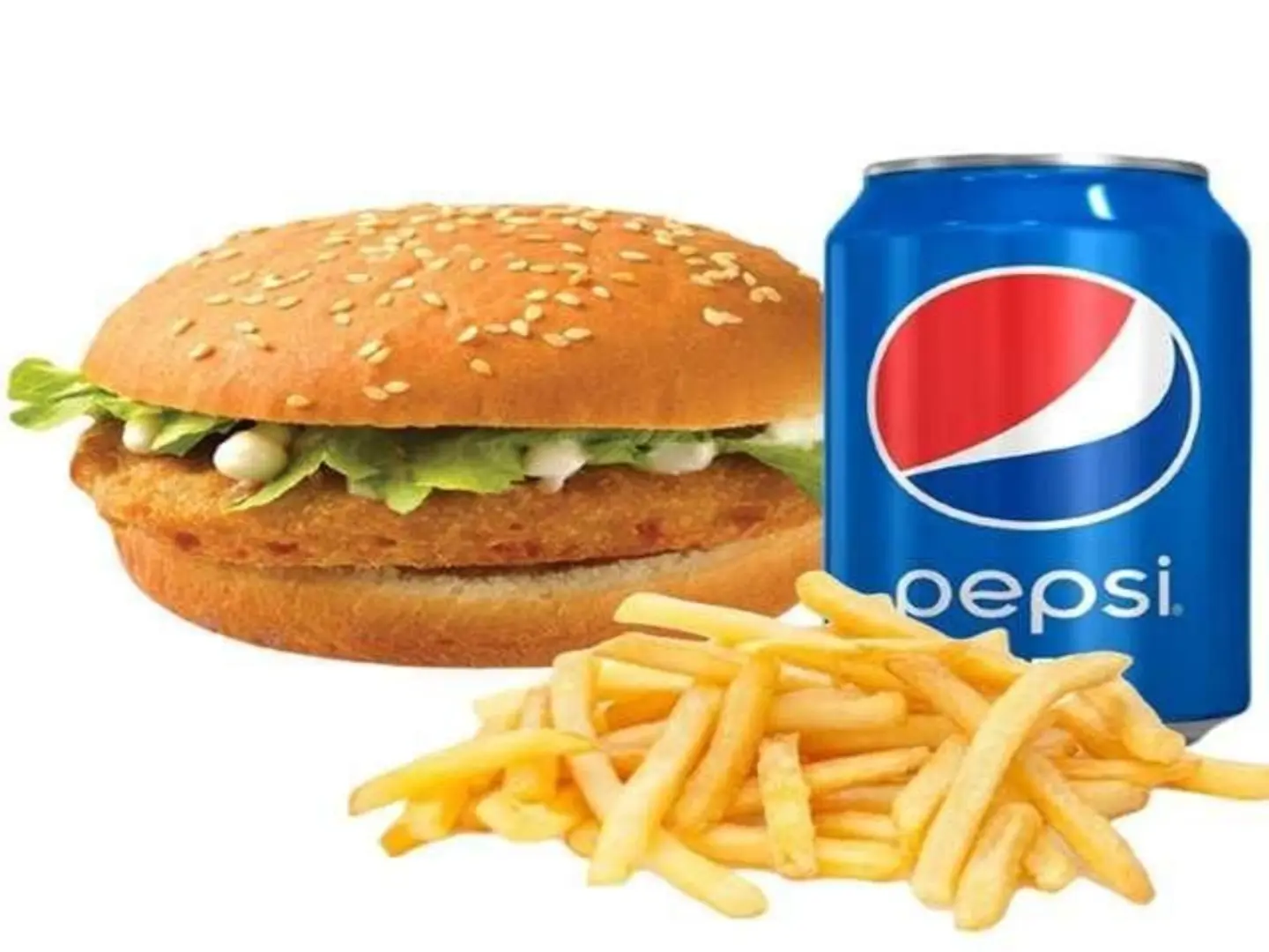 وجبة برجر دجاج