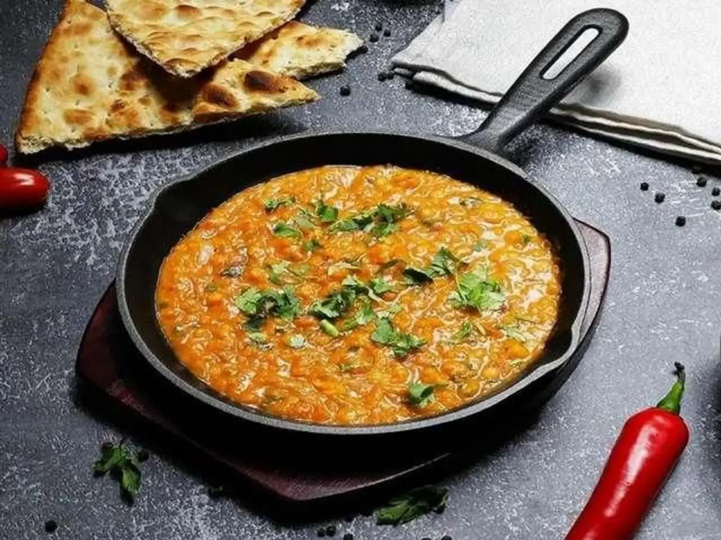 عدس طاوة بالزيت