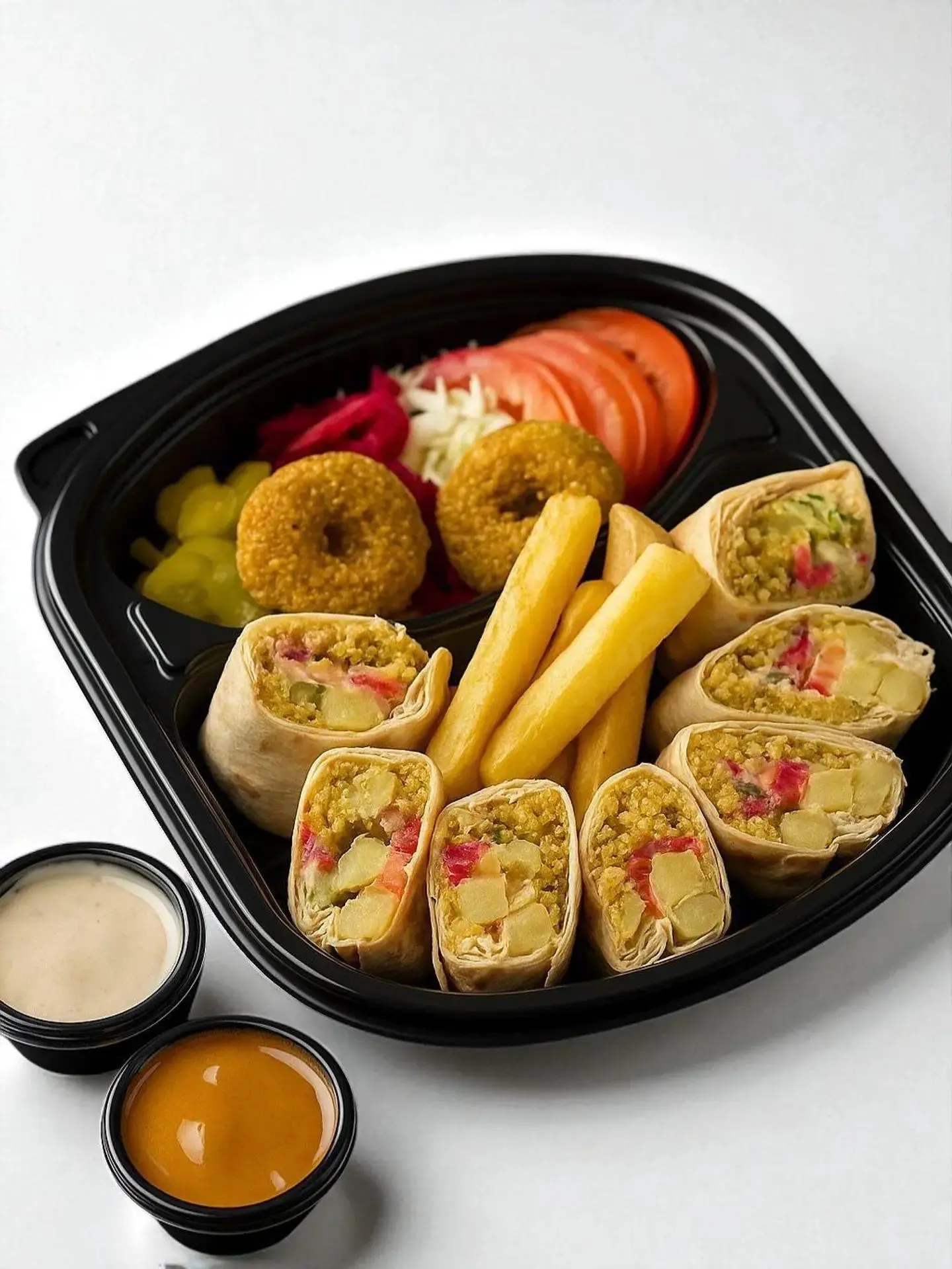 صحن فلافل عربي