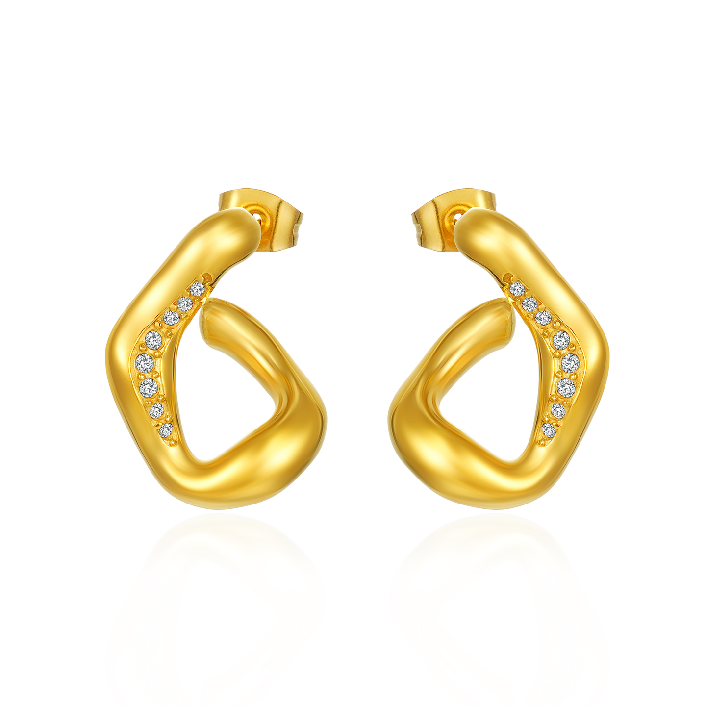 Bloom Earrings.Gold