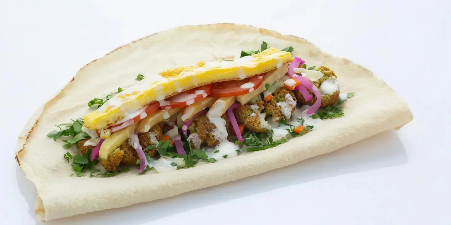 Falafel Cheese Slices