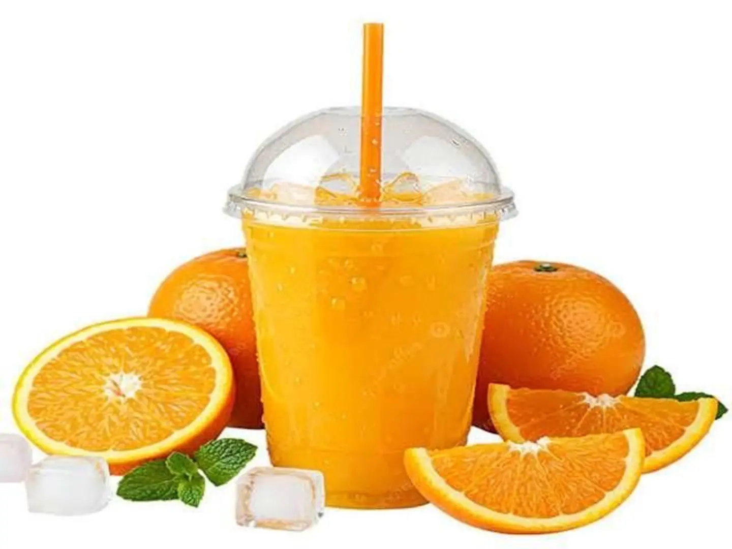 برتقال طازج وسط