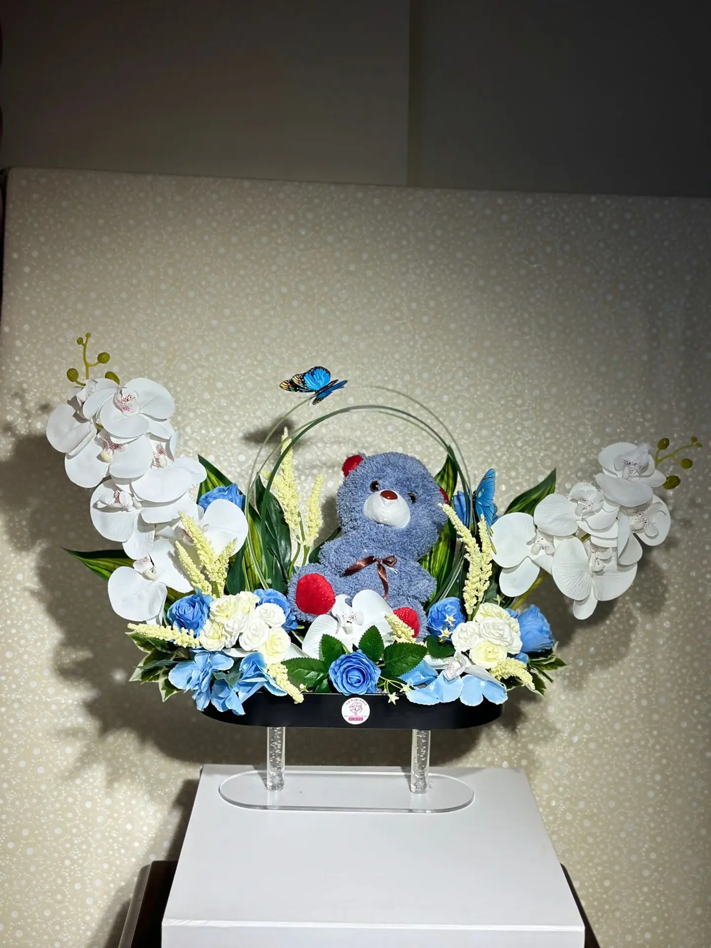 Navy Blue Teddy Bear