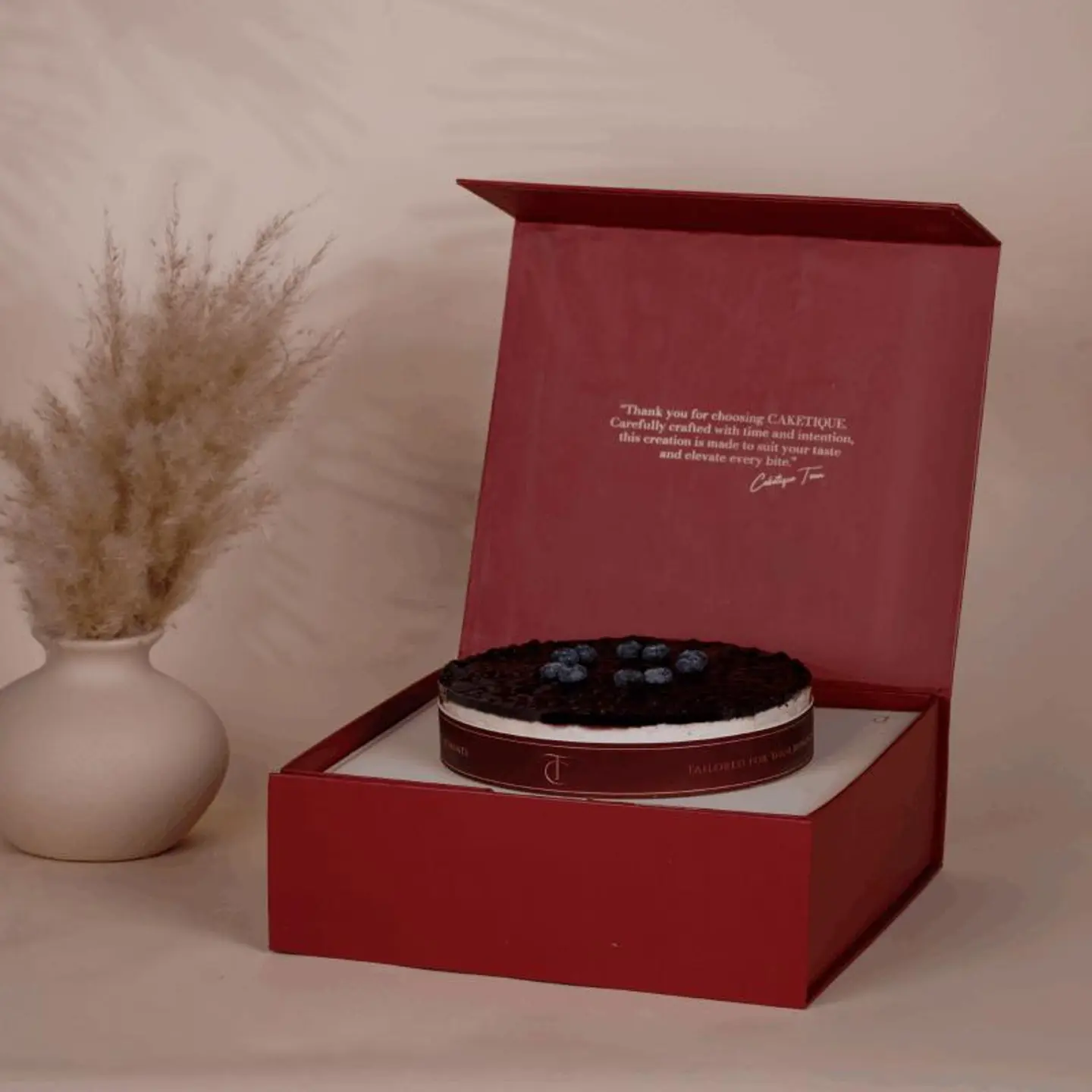 تشيز كيك توت أزرق صغير