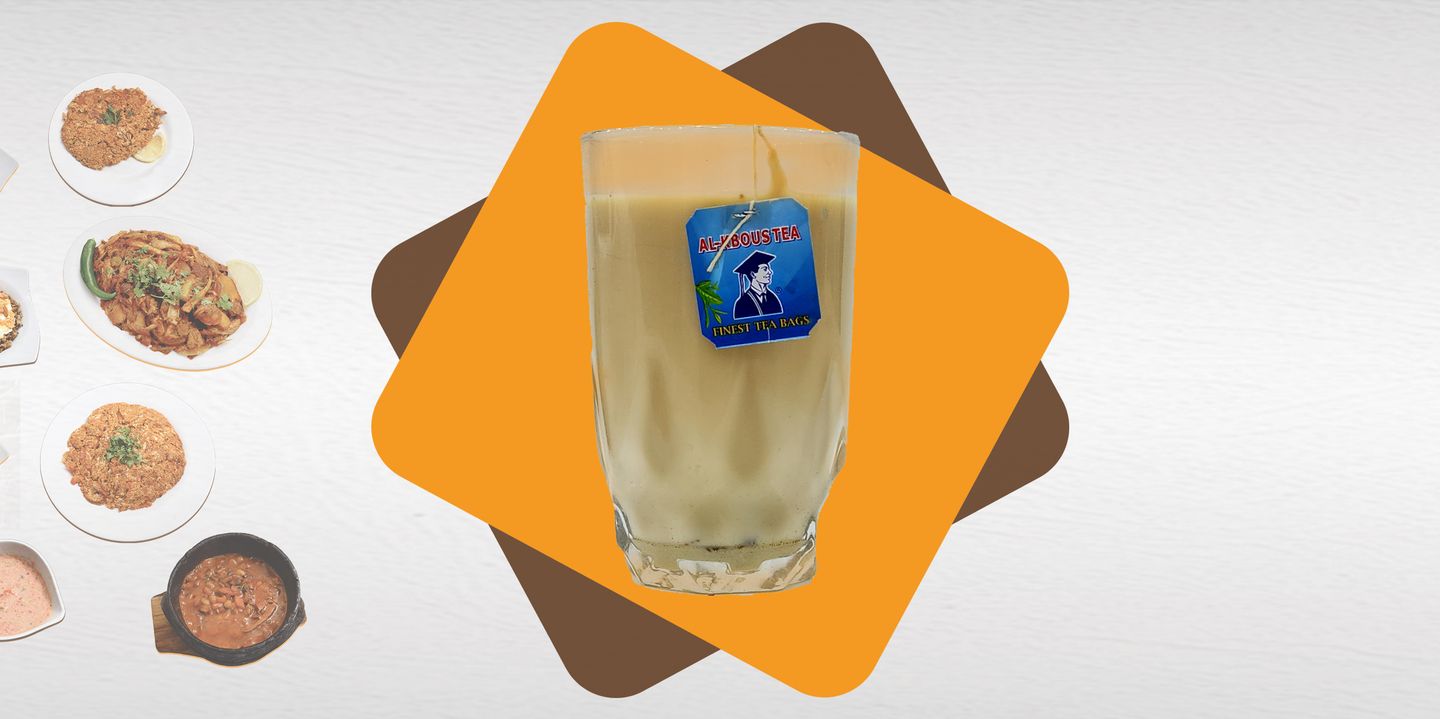 شاي بالحليب