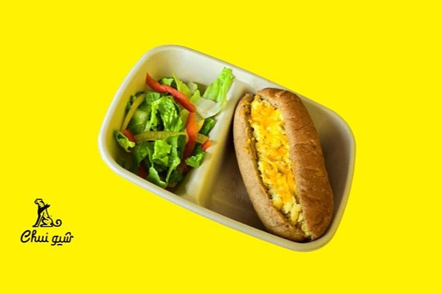 سكرمبل بيض بالجبن