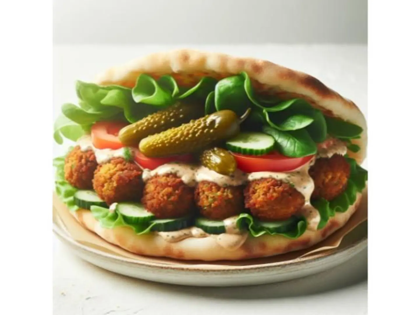 Mixed Falafel Sandwich