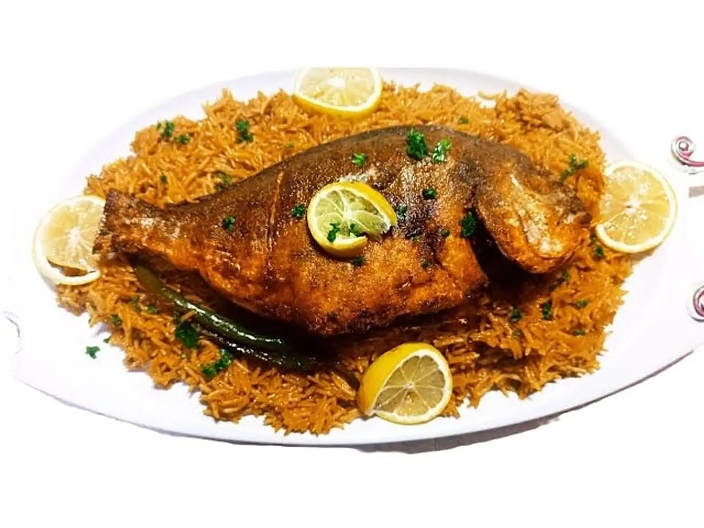سمك تشيلي مع رز