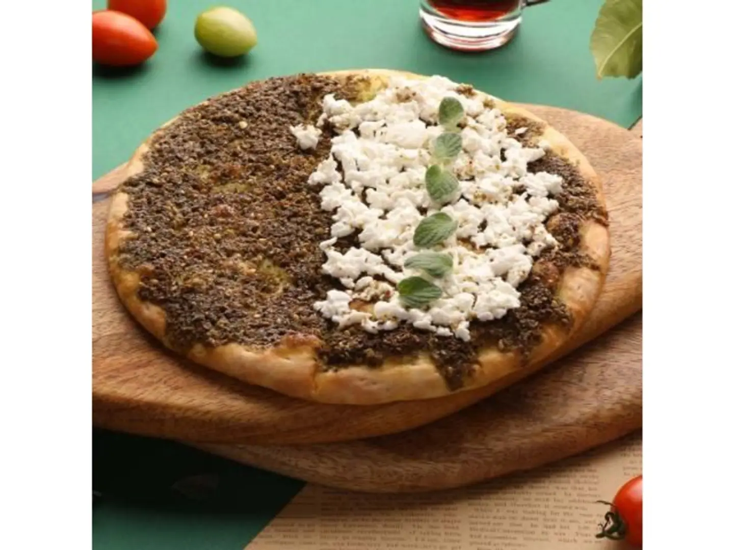 Thyme With Cheese And Vegetables