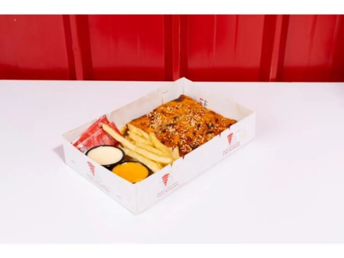 Red Arabic Shawarma Meal