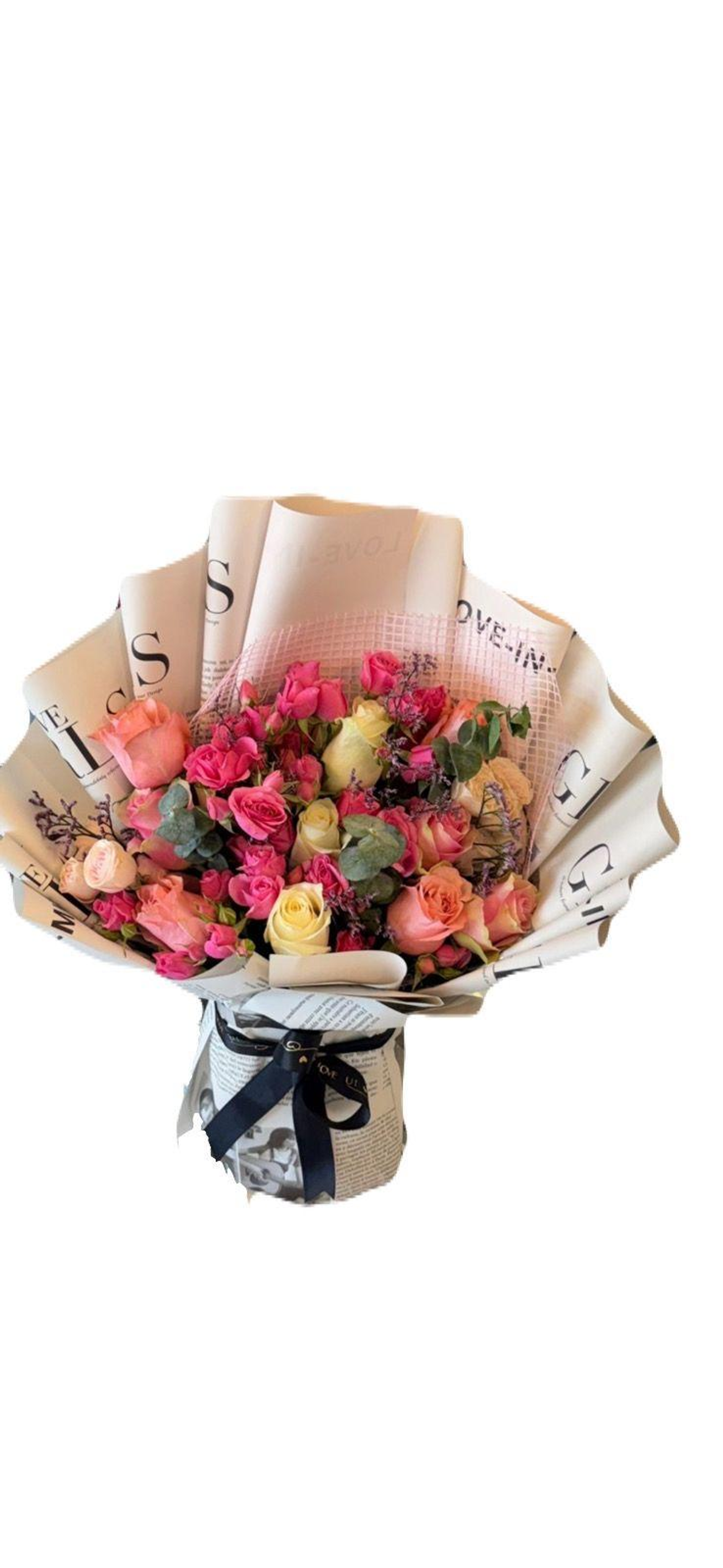 باقة البيبي روز الفوشي